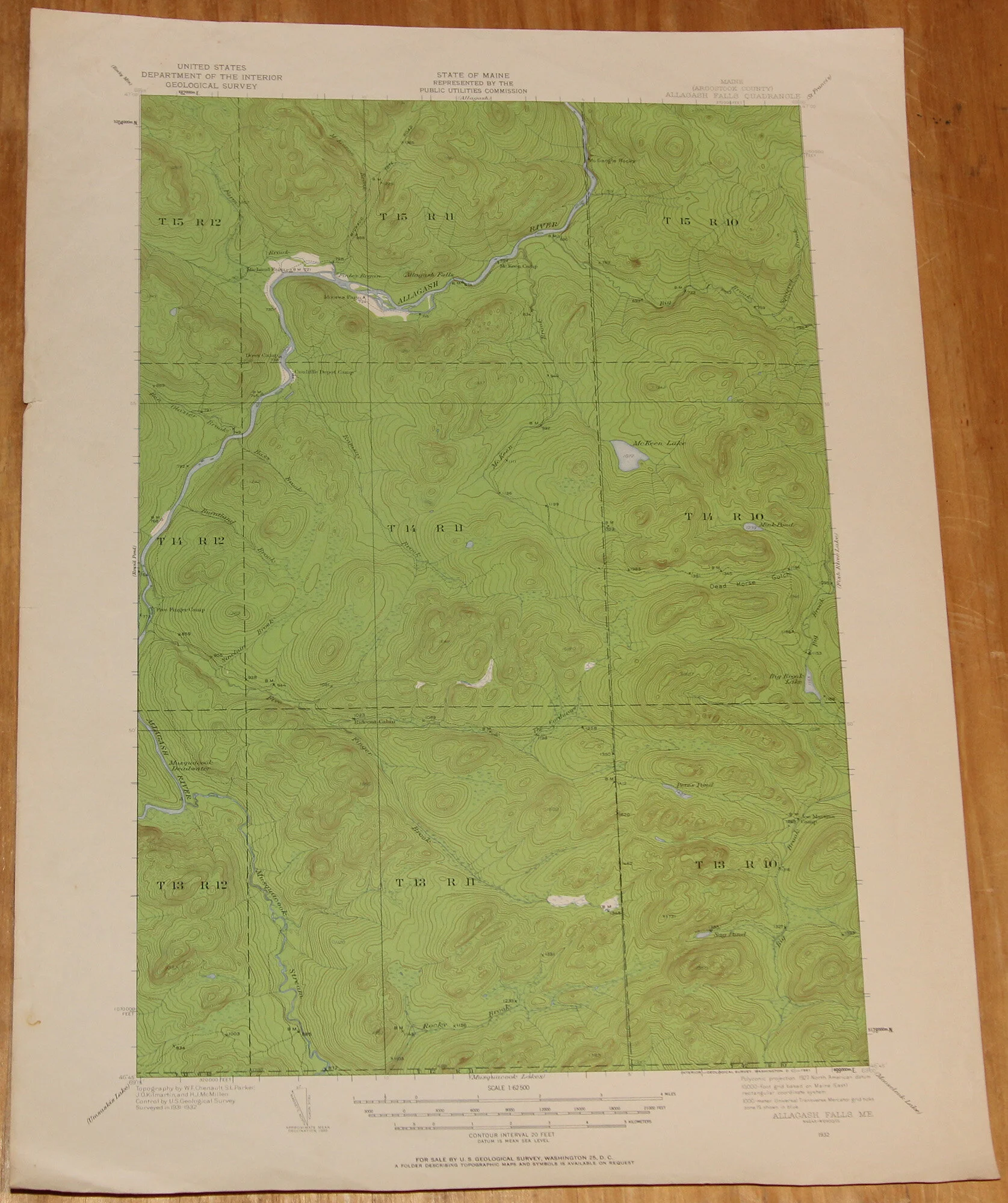 ME - Allagash Falls 62500 1