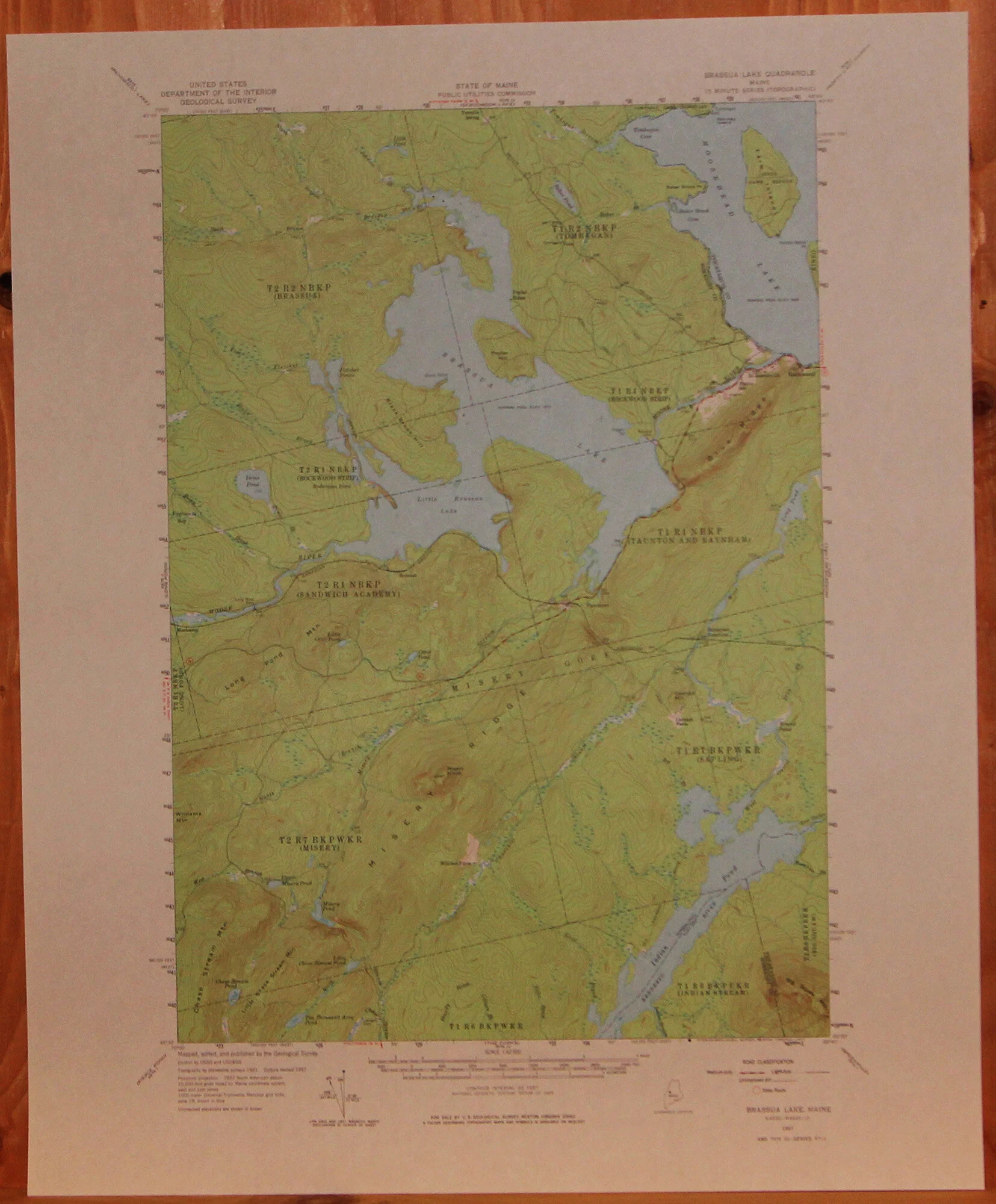 ME - Brassua Lake 62500 1