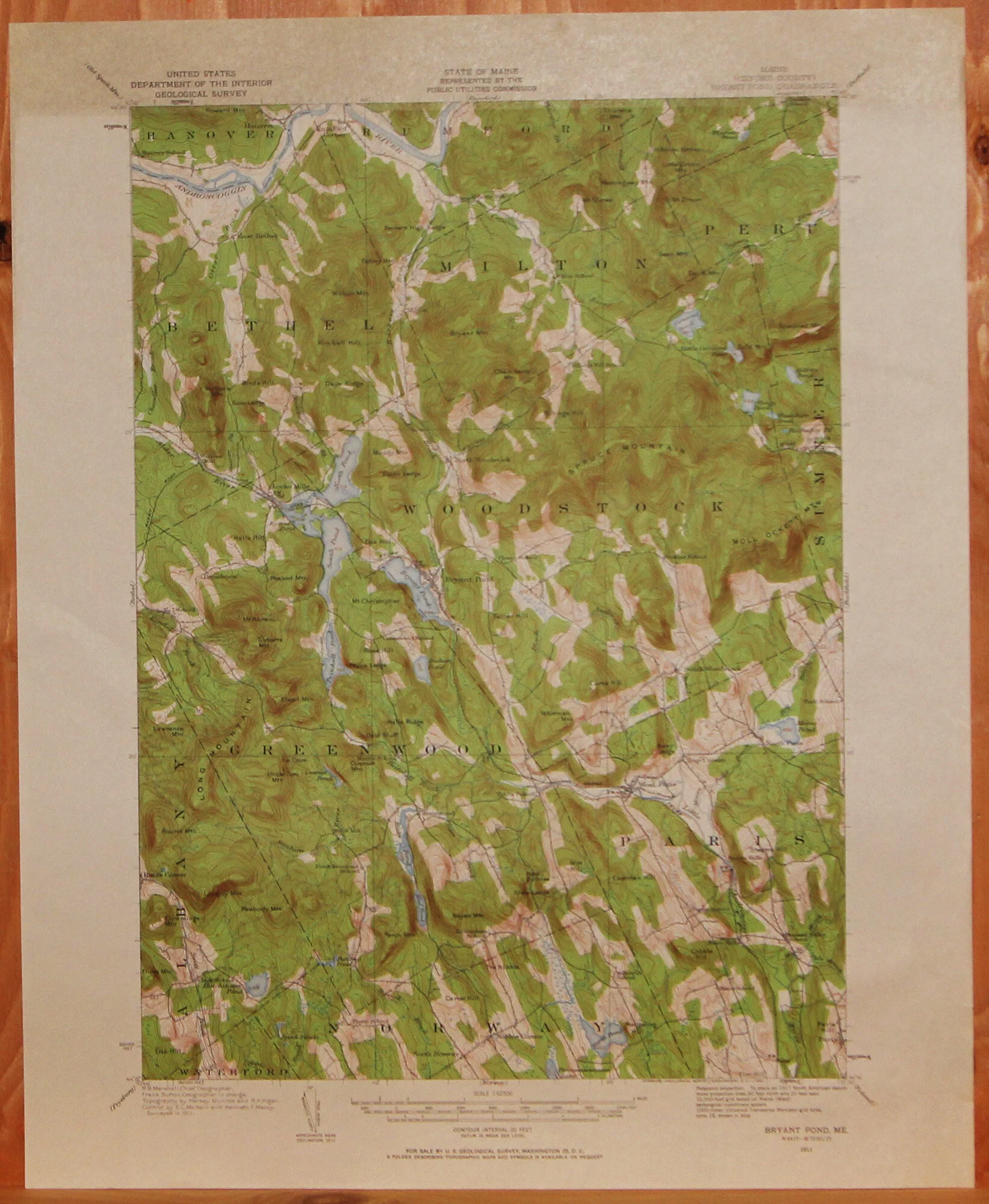 ME - Bryant Pond 62500 1