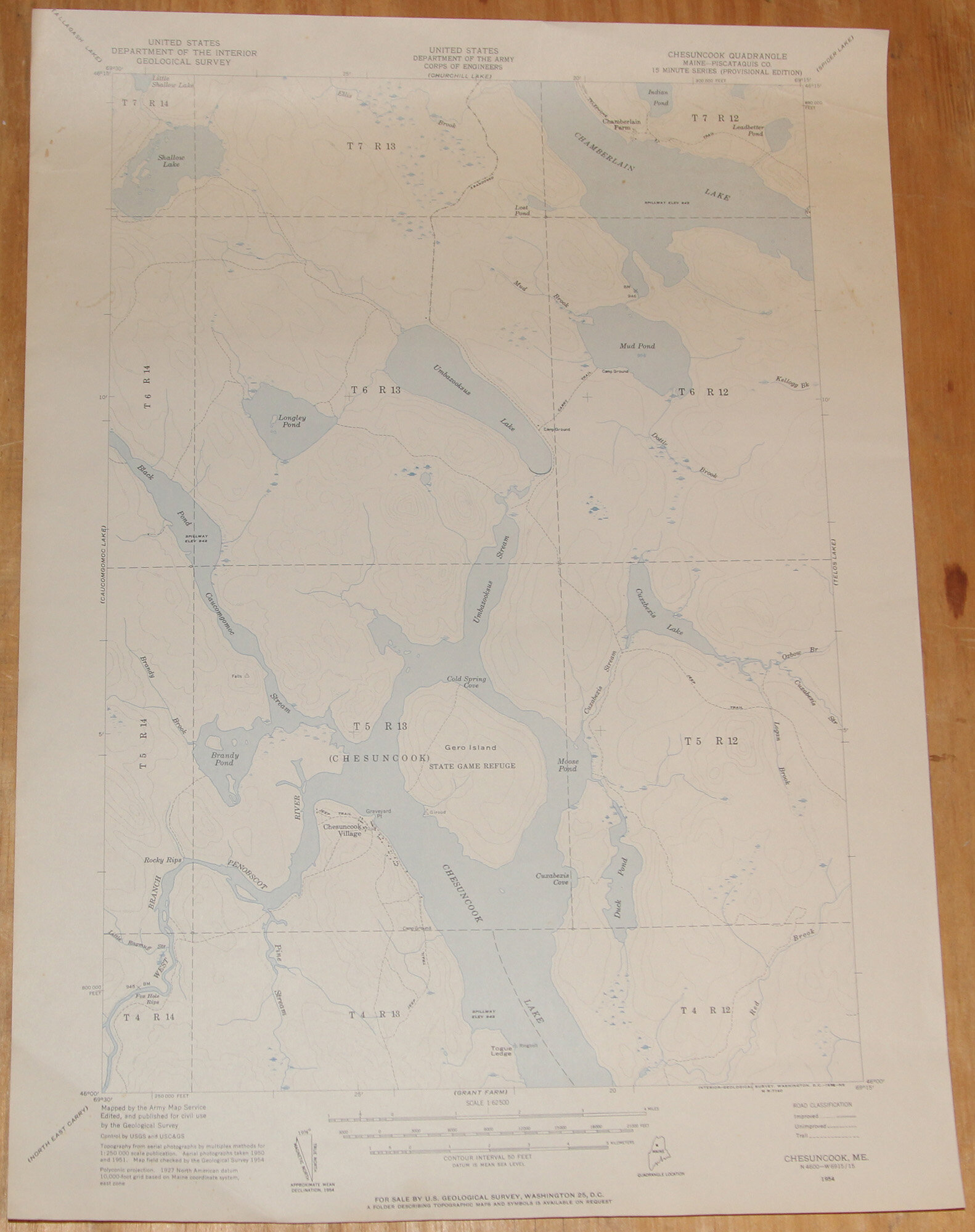 ME - Chesuncook 62500 1