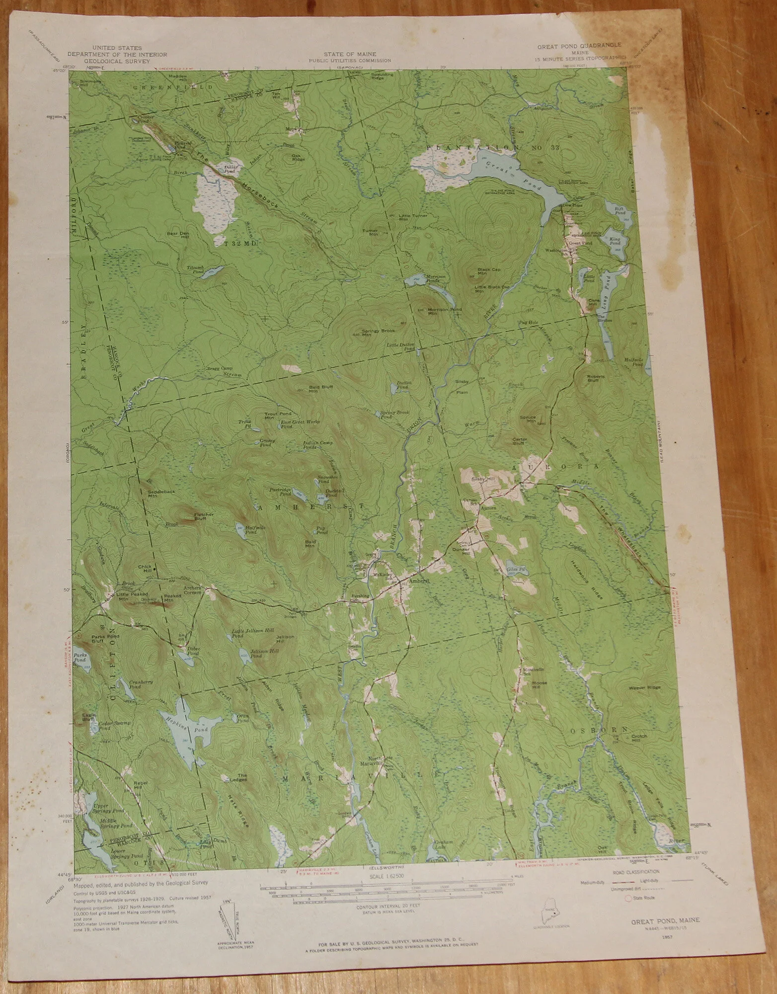 ME - Great Pond 62500 1