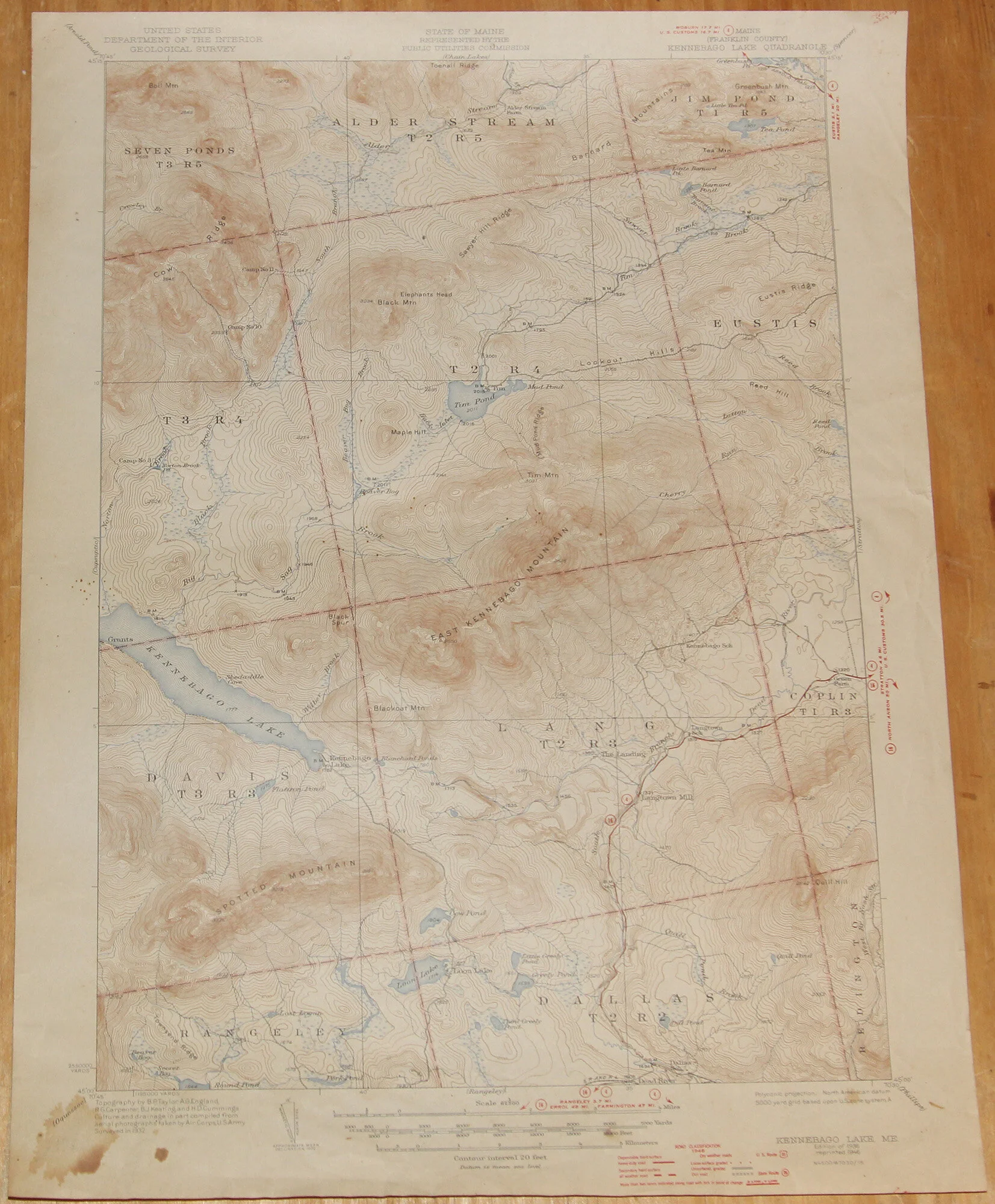 ME - Kennebago Lake 62500 1