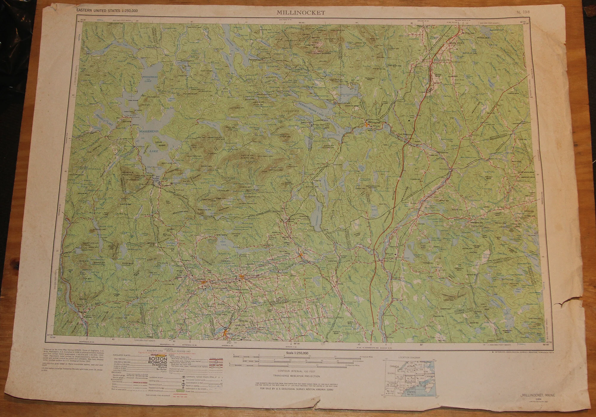 ME - Millinocket 250k 1