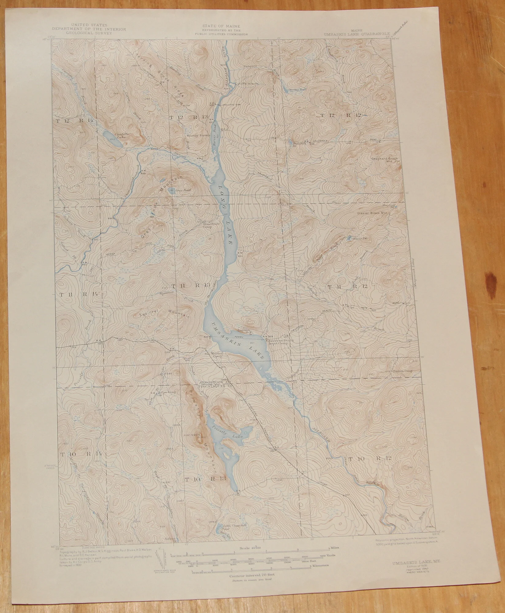 ME - Umsaskis Lake 62500 1