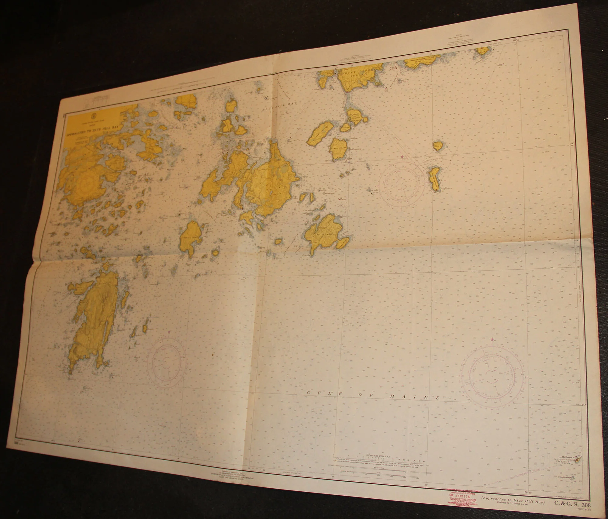 Approaches to Blue Hill Bay - Nautical 1