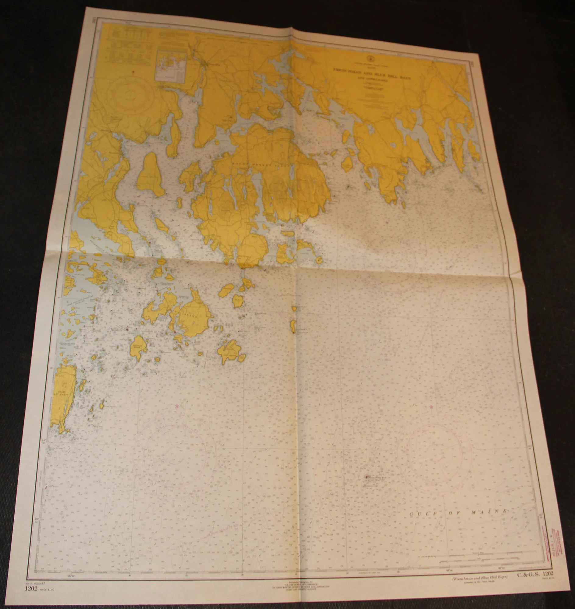 Frenchman &amp; Blue Hills Bays &amp; Approaches ME - Nautical 2