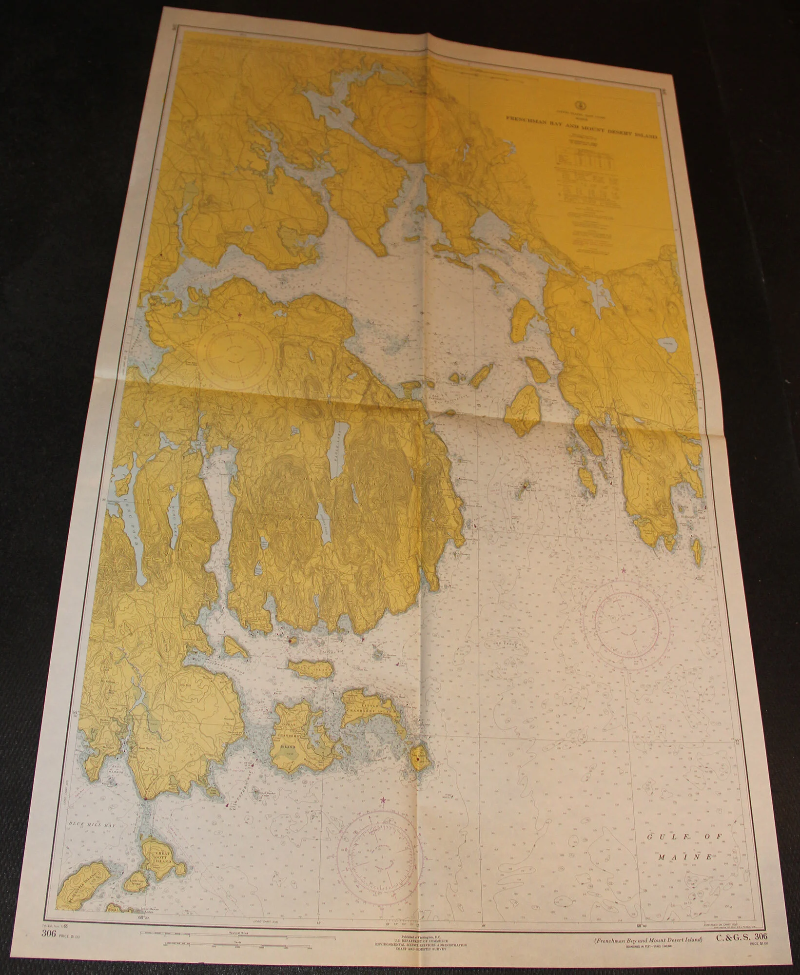 Frenchman Bay &amp; Mount Desert Island ME - Nautical 1