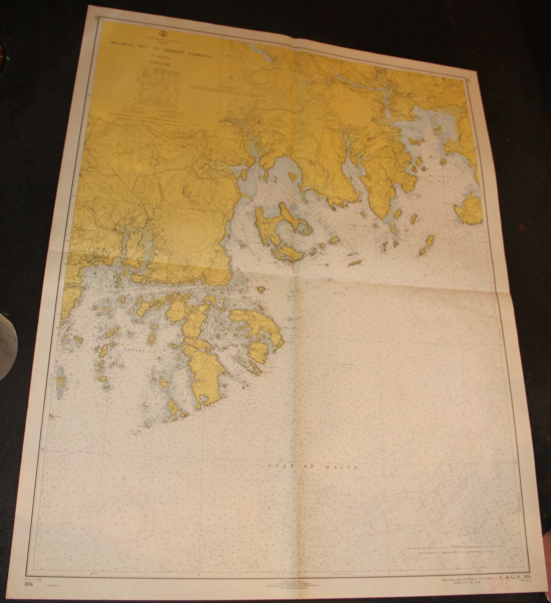 Machias Bay to Tibbett Narrows - Nautical ME 1