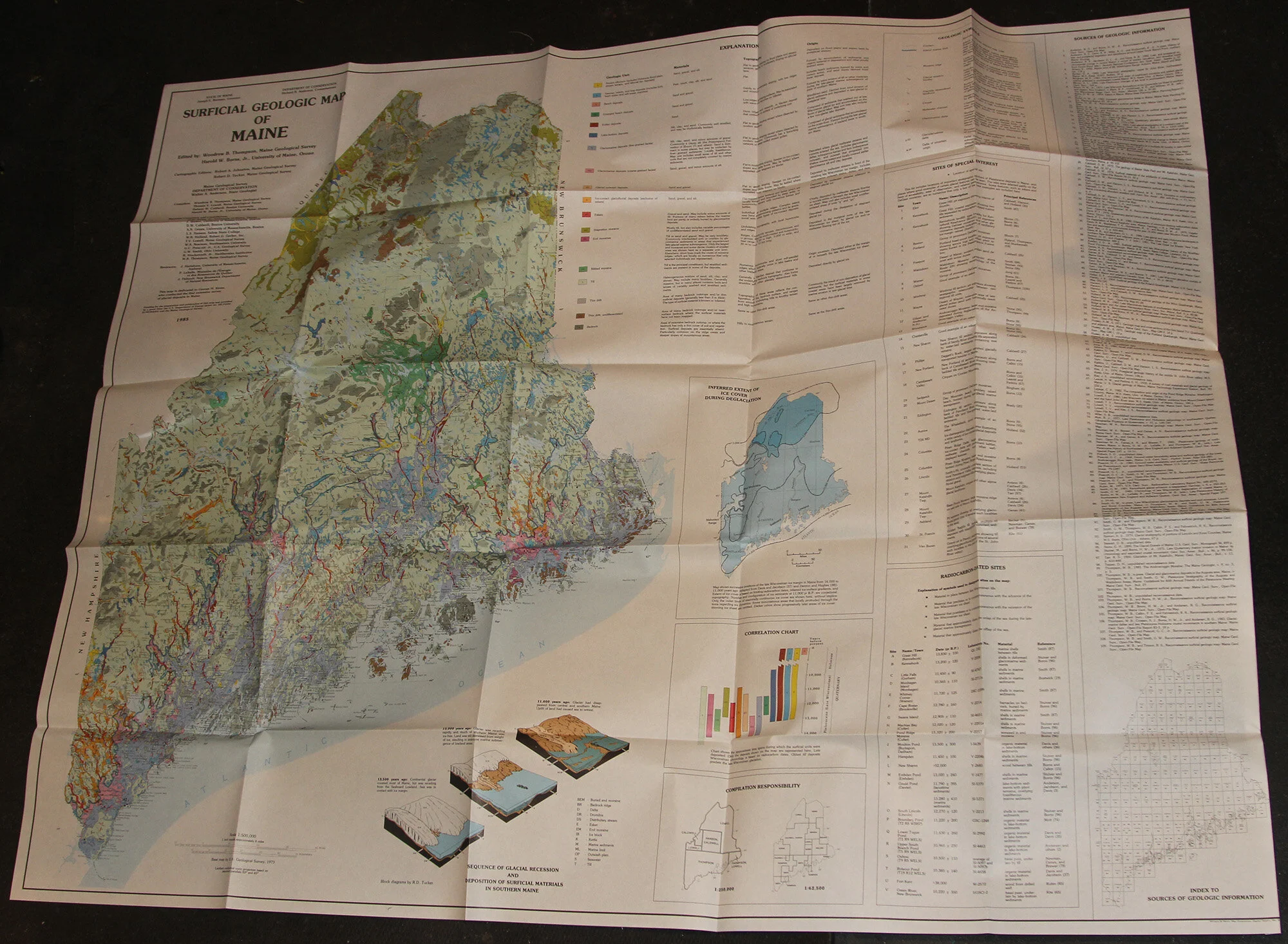 Surficial Map of Maine 1