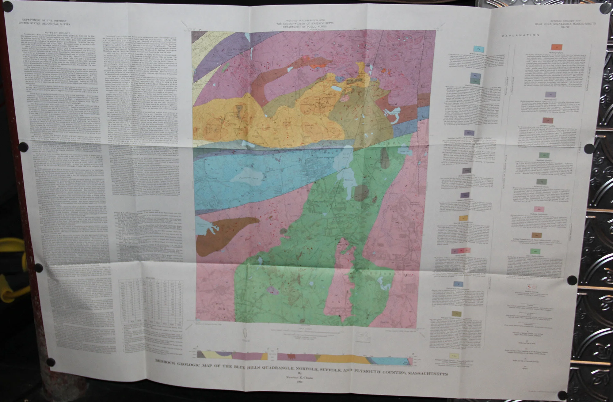 Blue Hills Quad - Bedrock Packet 1