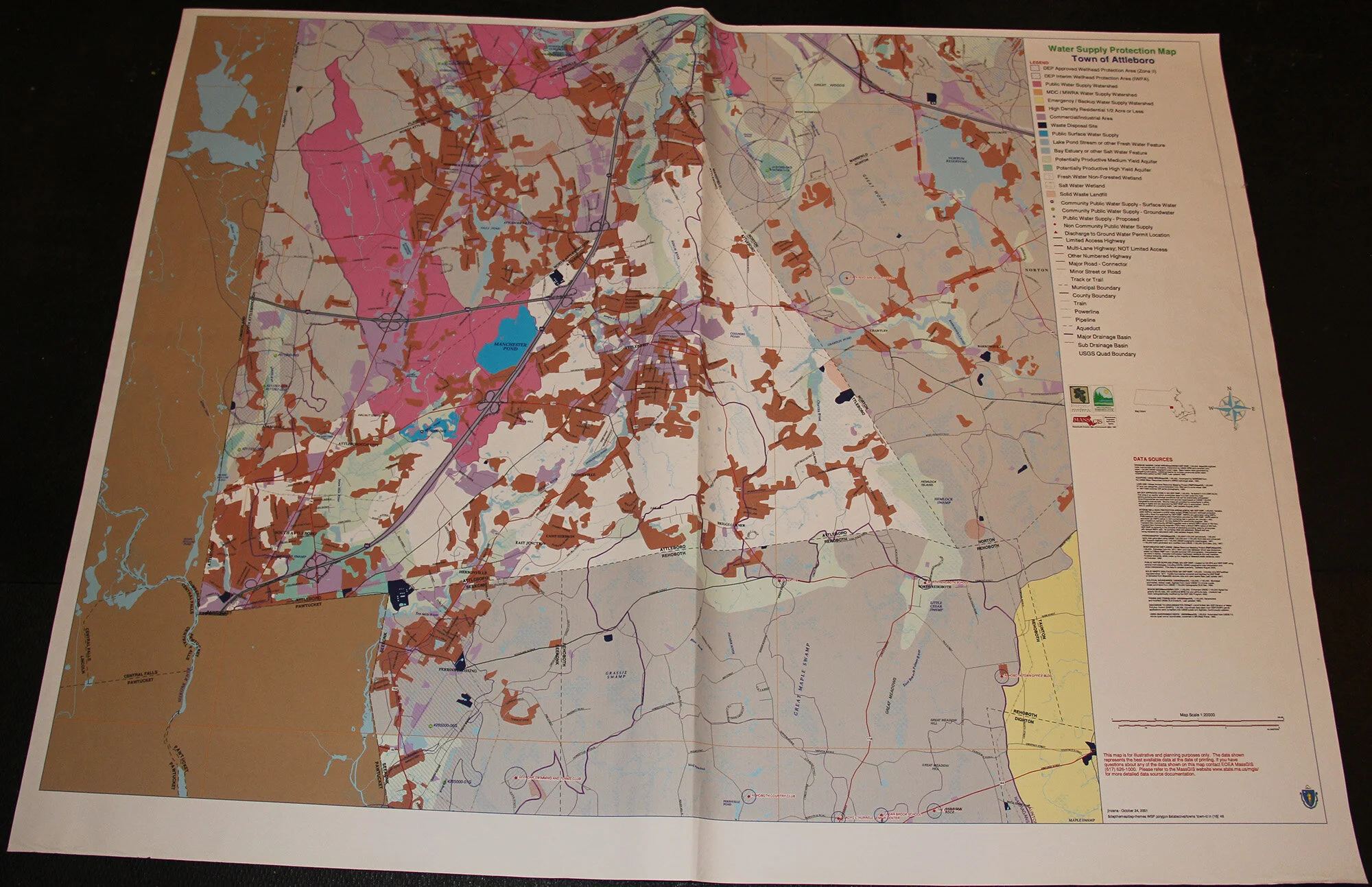 Attleboro - Water Supply Protection Map 1