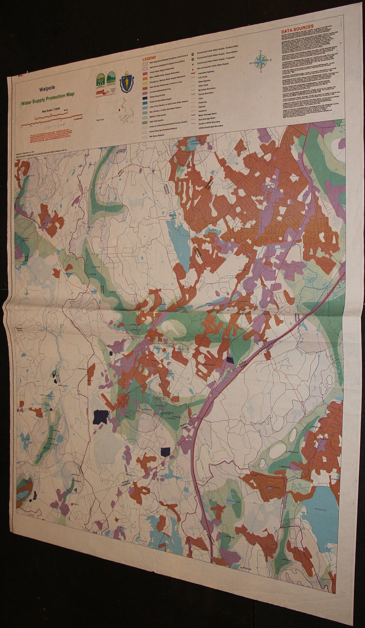 Walpole - Water Supply Protection Map 1