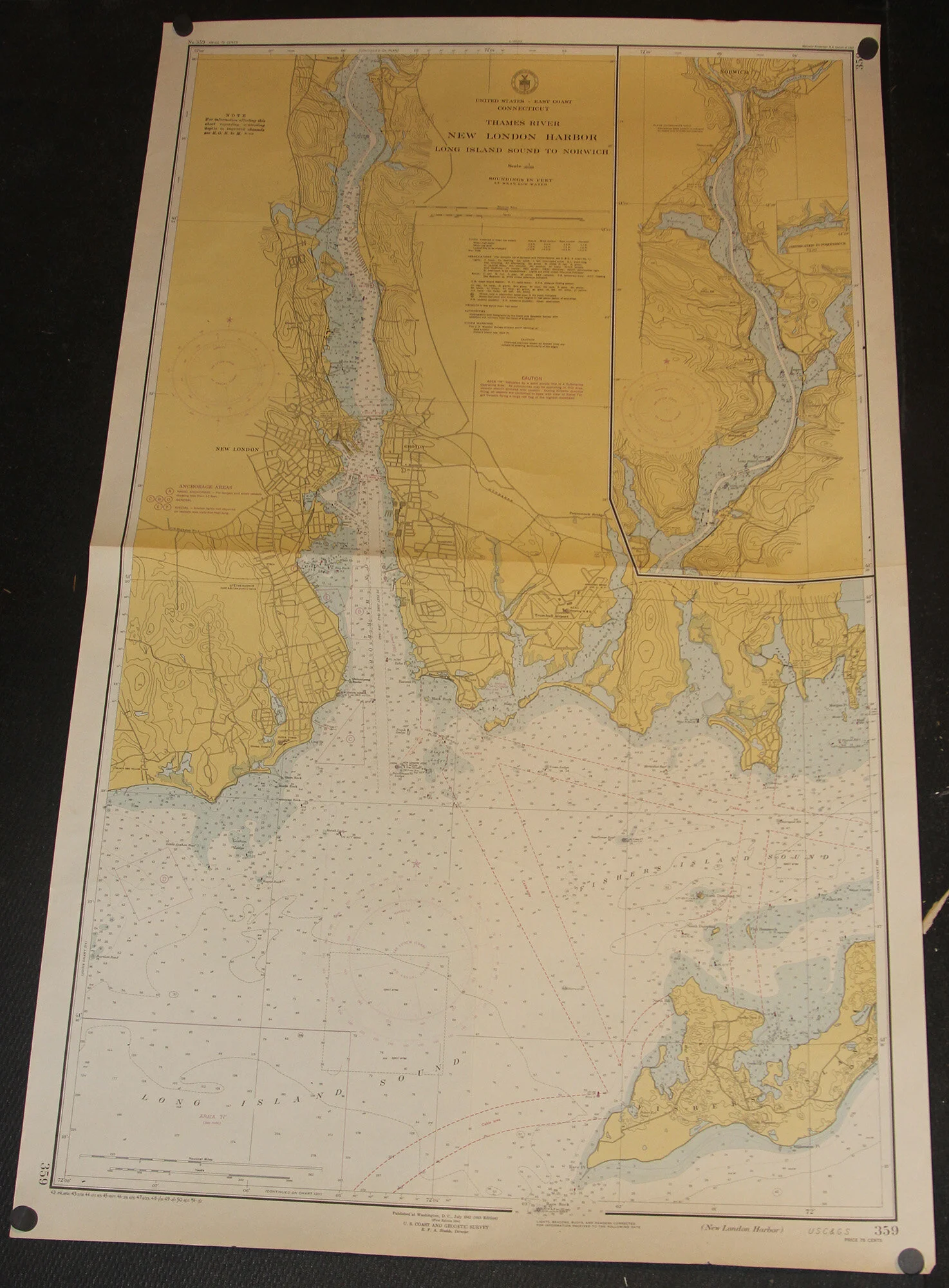 New London Harbor - Long Island Sound to Norwich 2