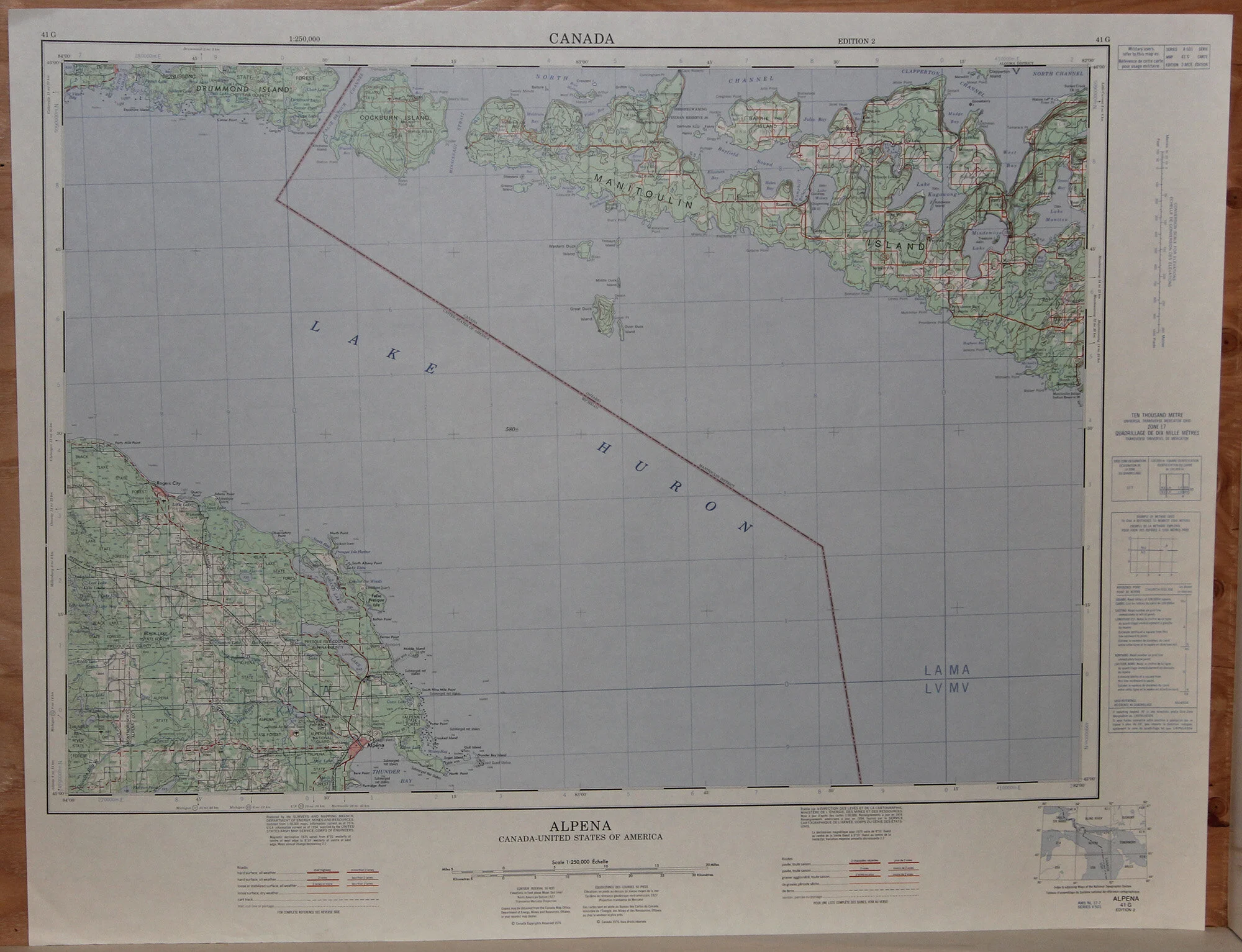 ONT MI - Alpena 250k 1