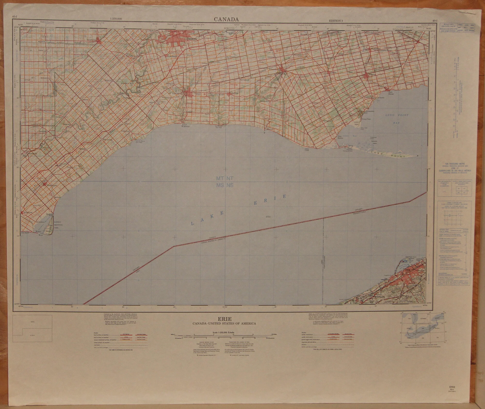 ONT PA OH Erie 250k 1