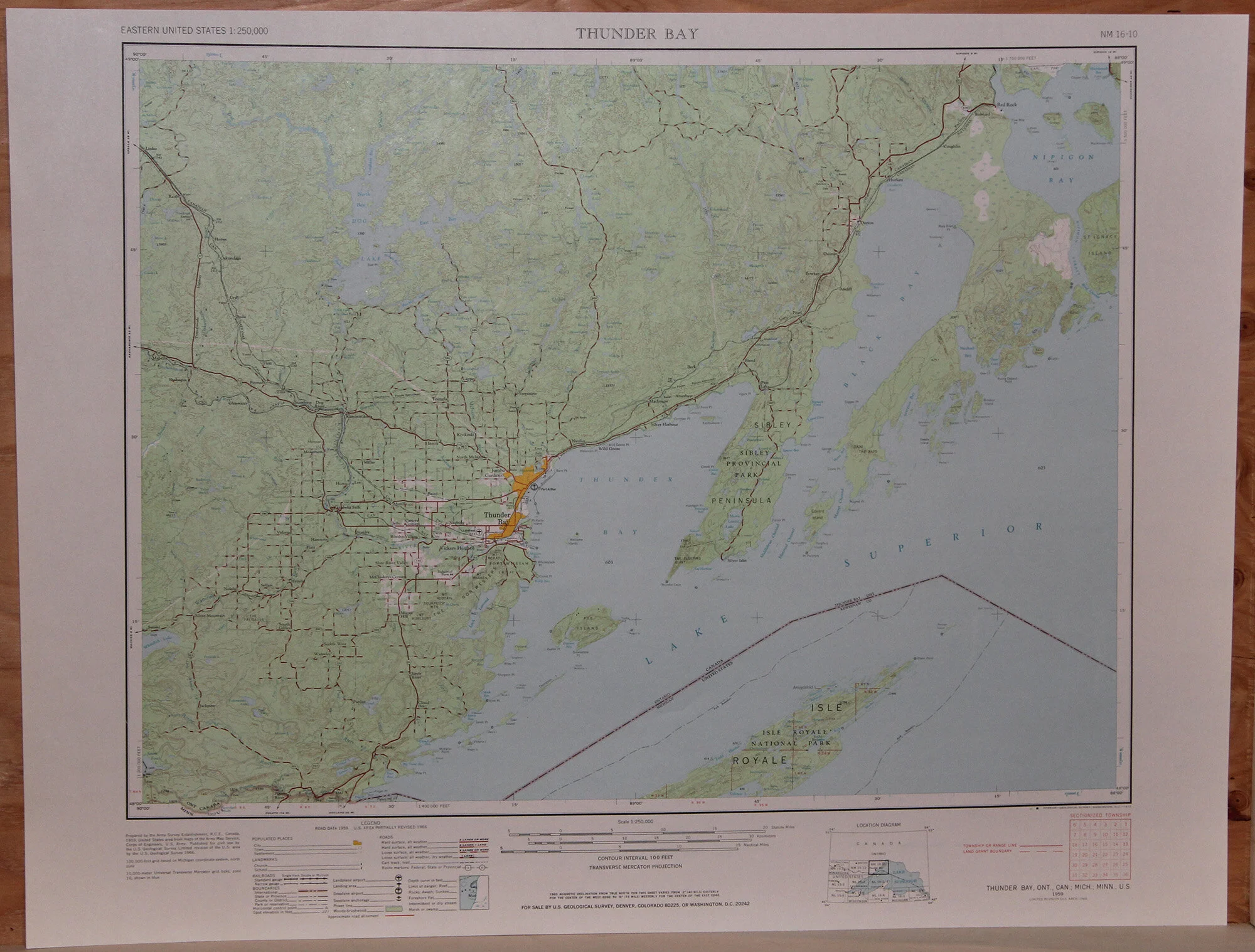 ONT MI MN - Thunder Bay 250k 1