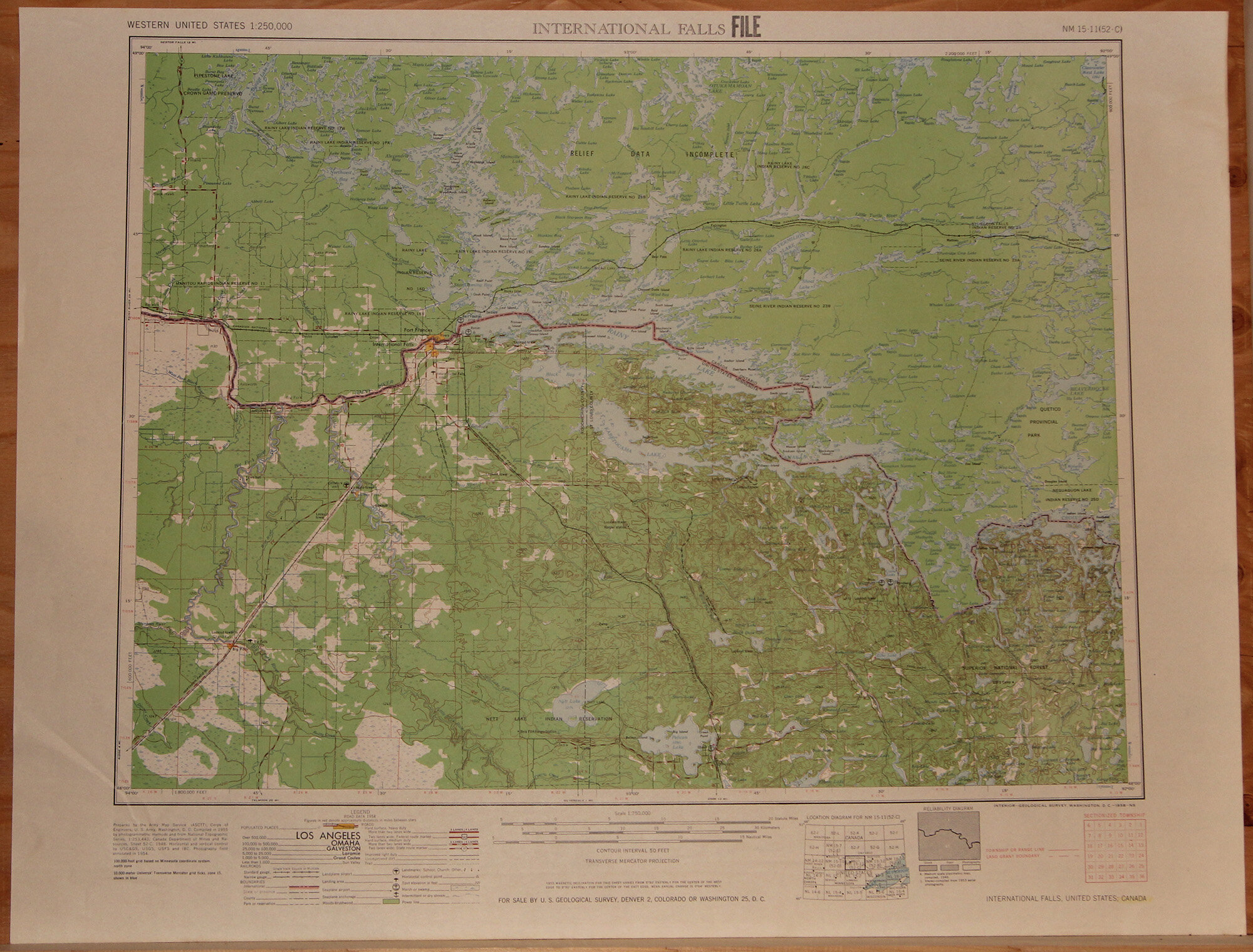 MN ONT - International Falls 250k 1