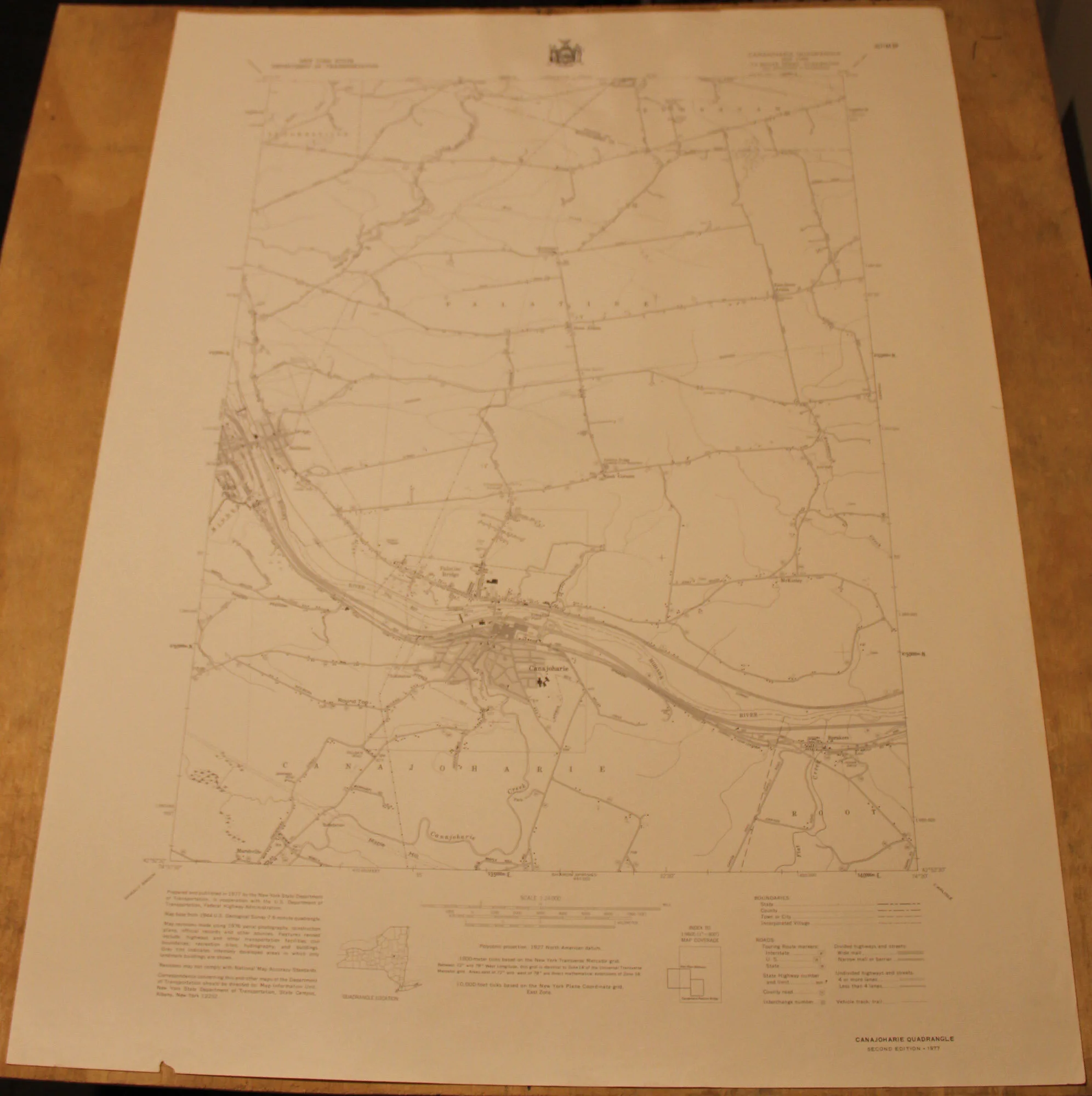 Canajoharie NY  - Transportation Map 1