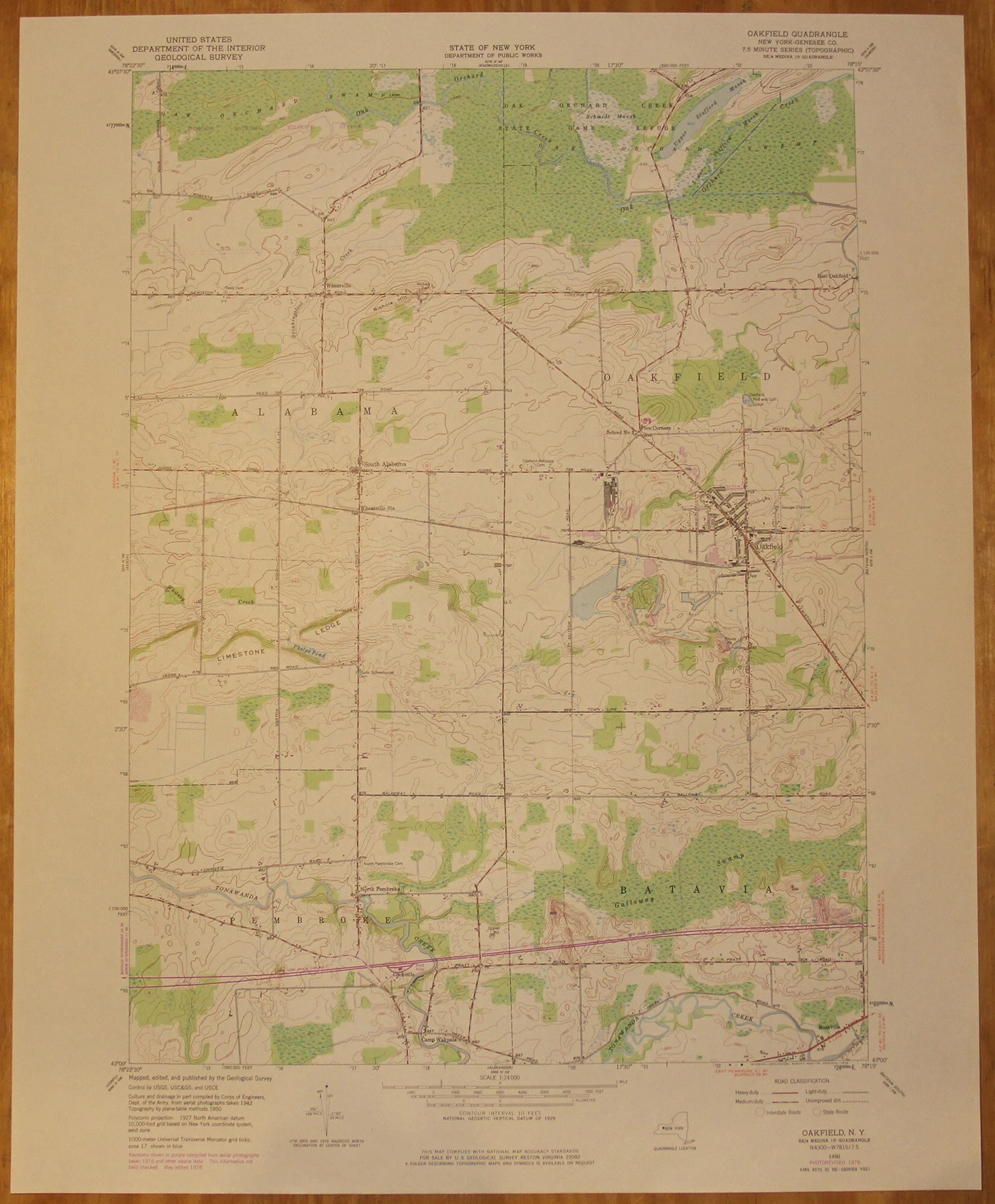 Oakfield NY 1