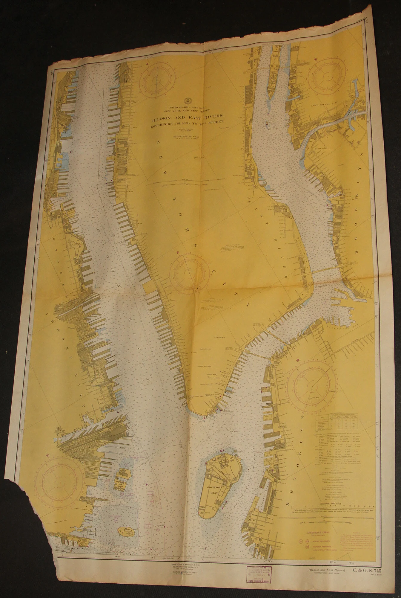 NY NJ - Hudson and East Rivers - Governor's Island to 67th St. 1