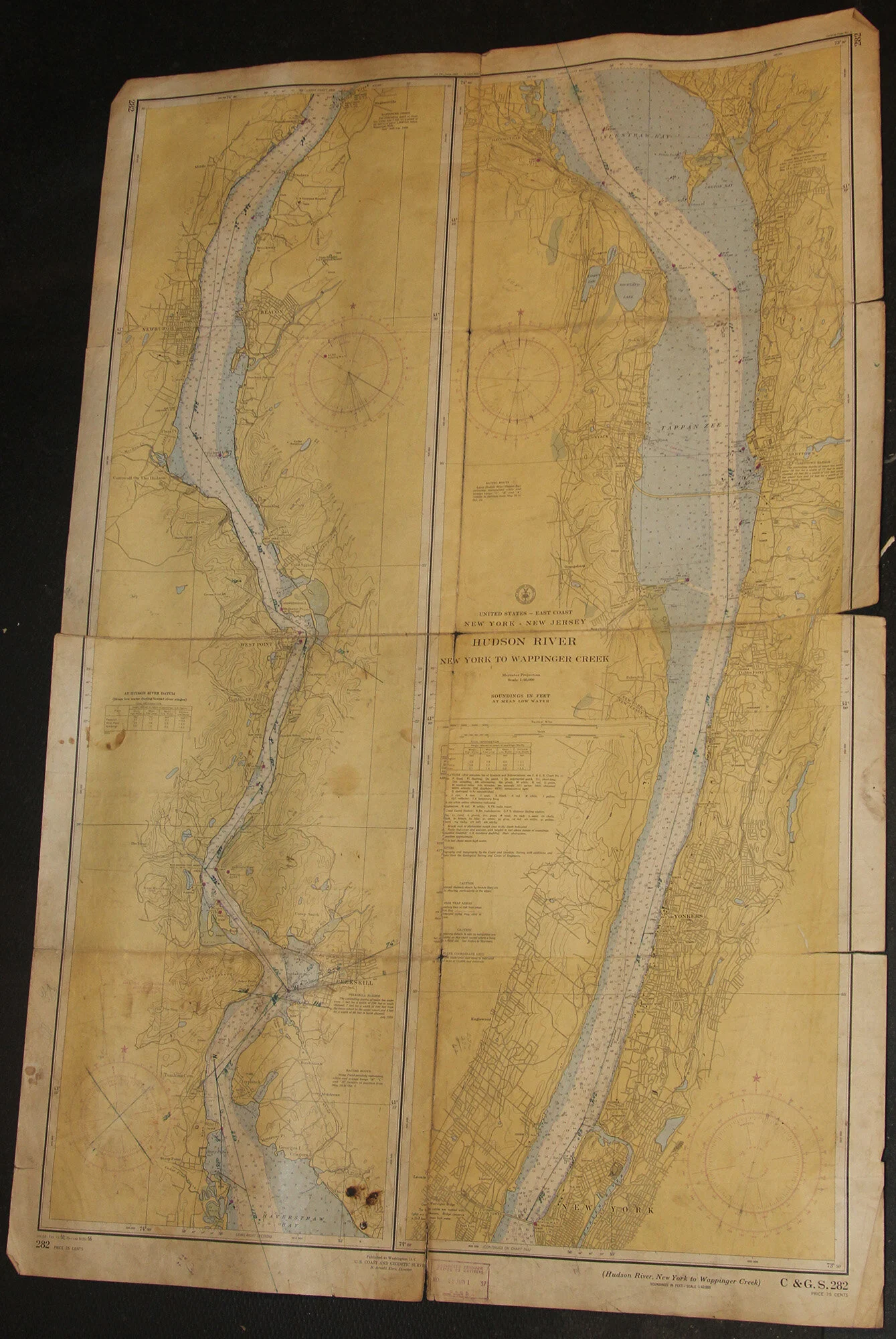 NY NJ - Hudson River - New York to Wappinger Creek 1