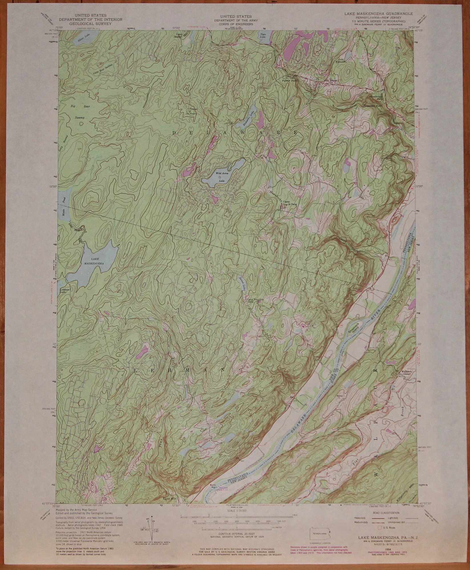 Lake Maskenozha PA NJ 1