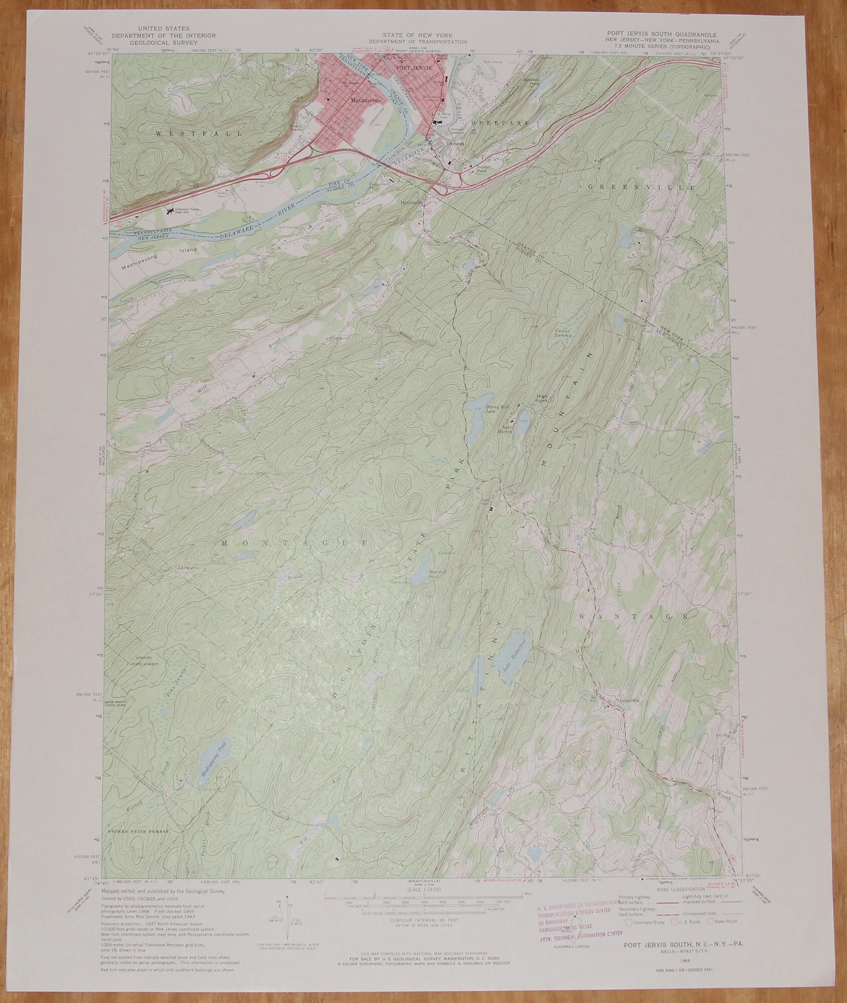 Port Jervis South NJ NY PA 1