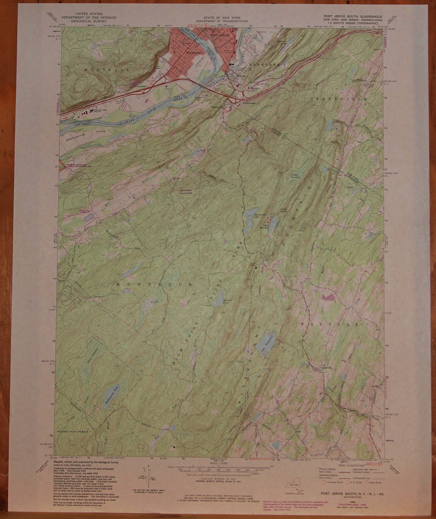 Port Jervis South NY NJ PA 1