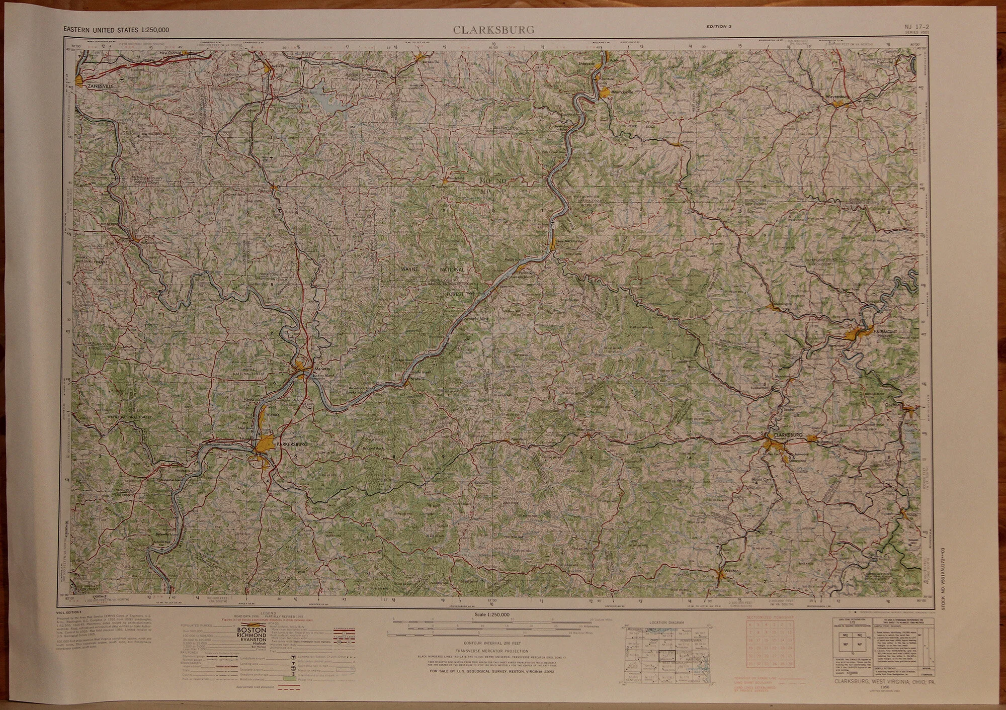 WV OH PA - Clarksburg 250k 1