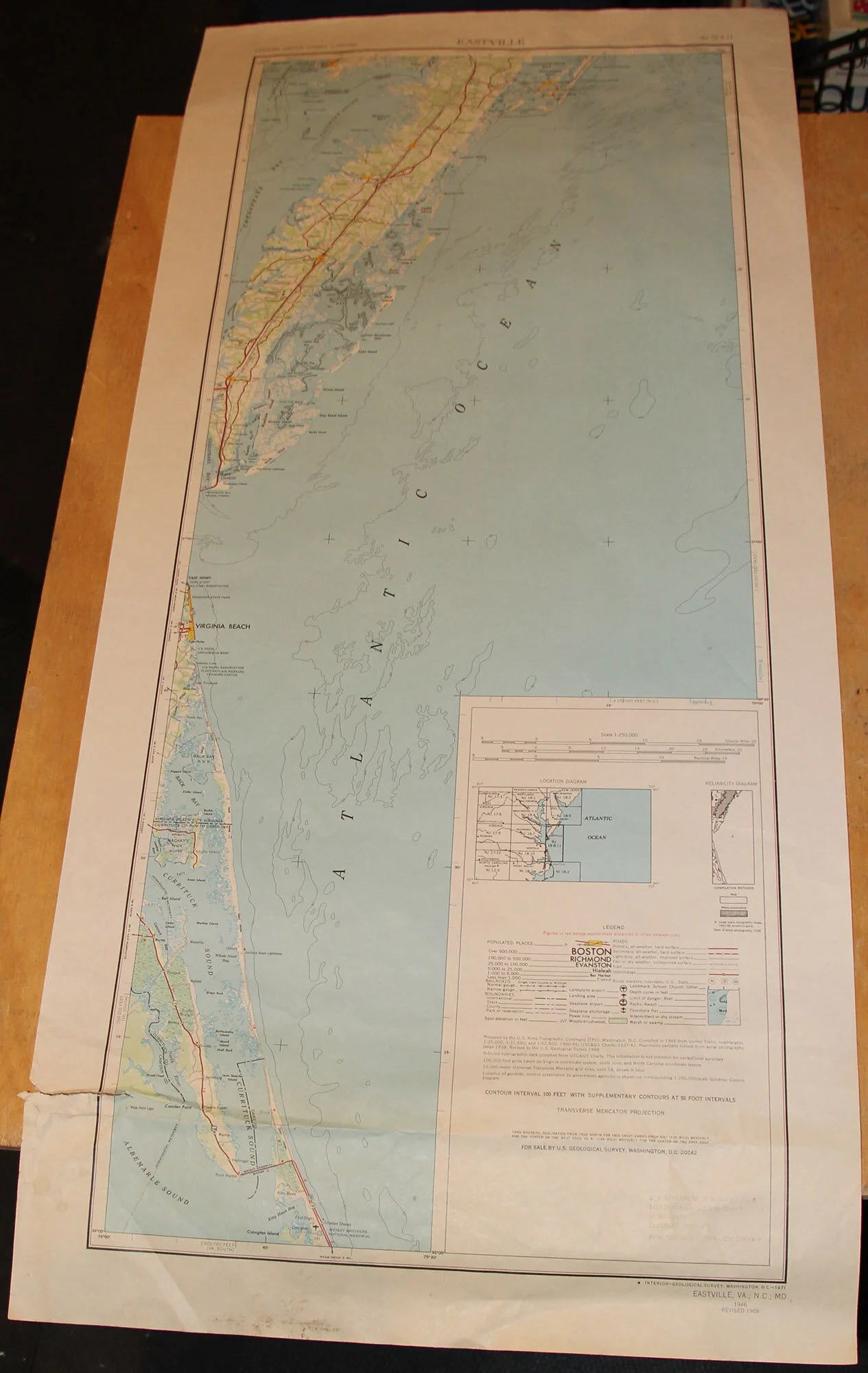 VA MD - Eastville 250k 1