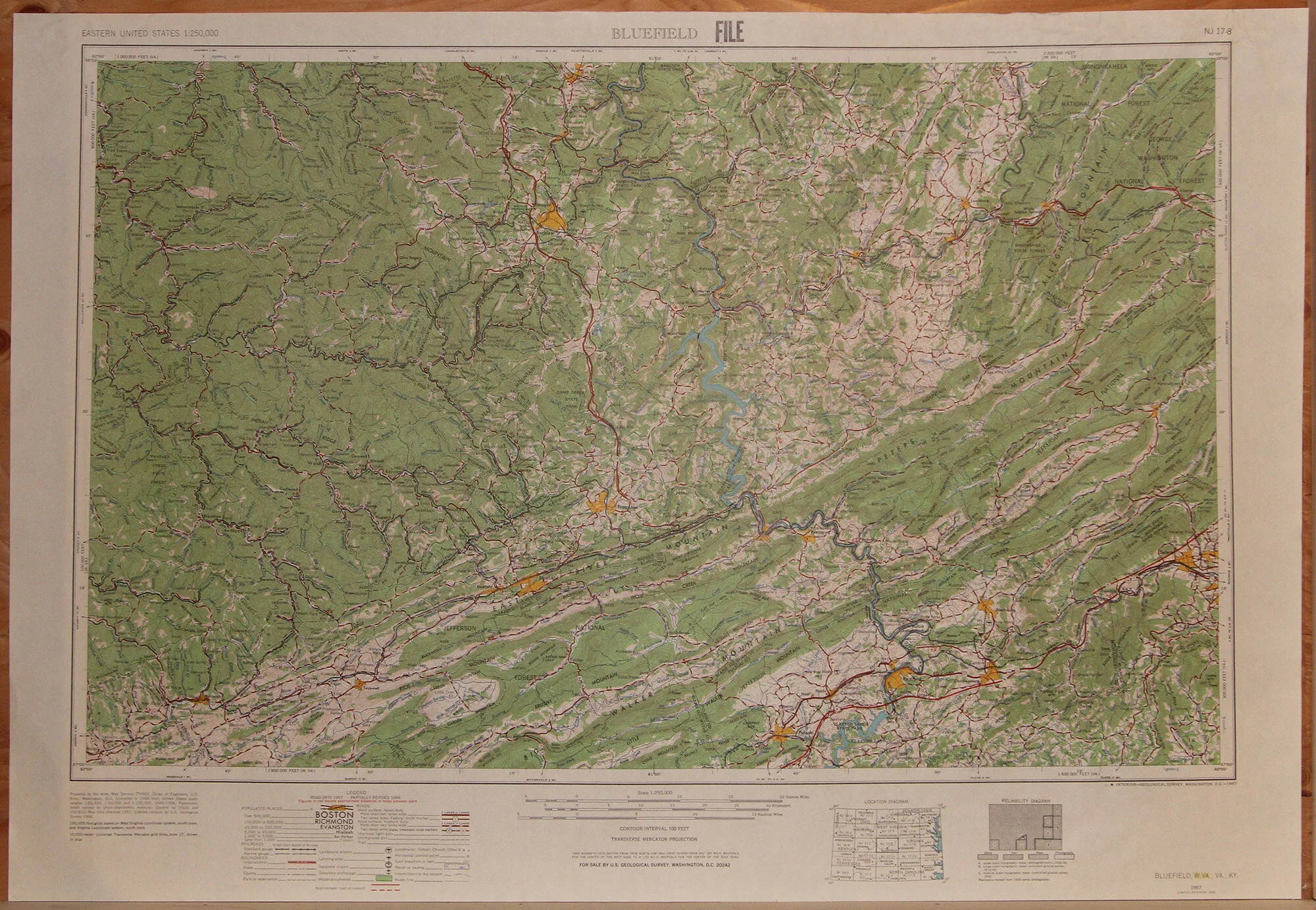 WV VA KY - Bluefield 250k 1