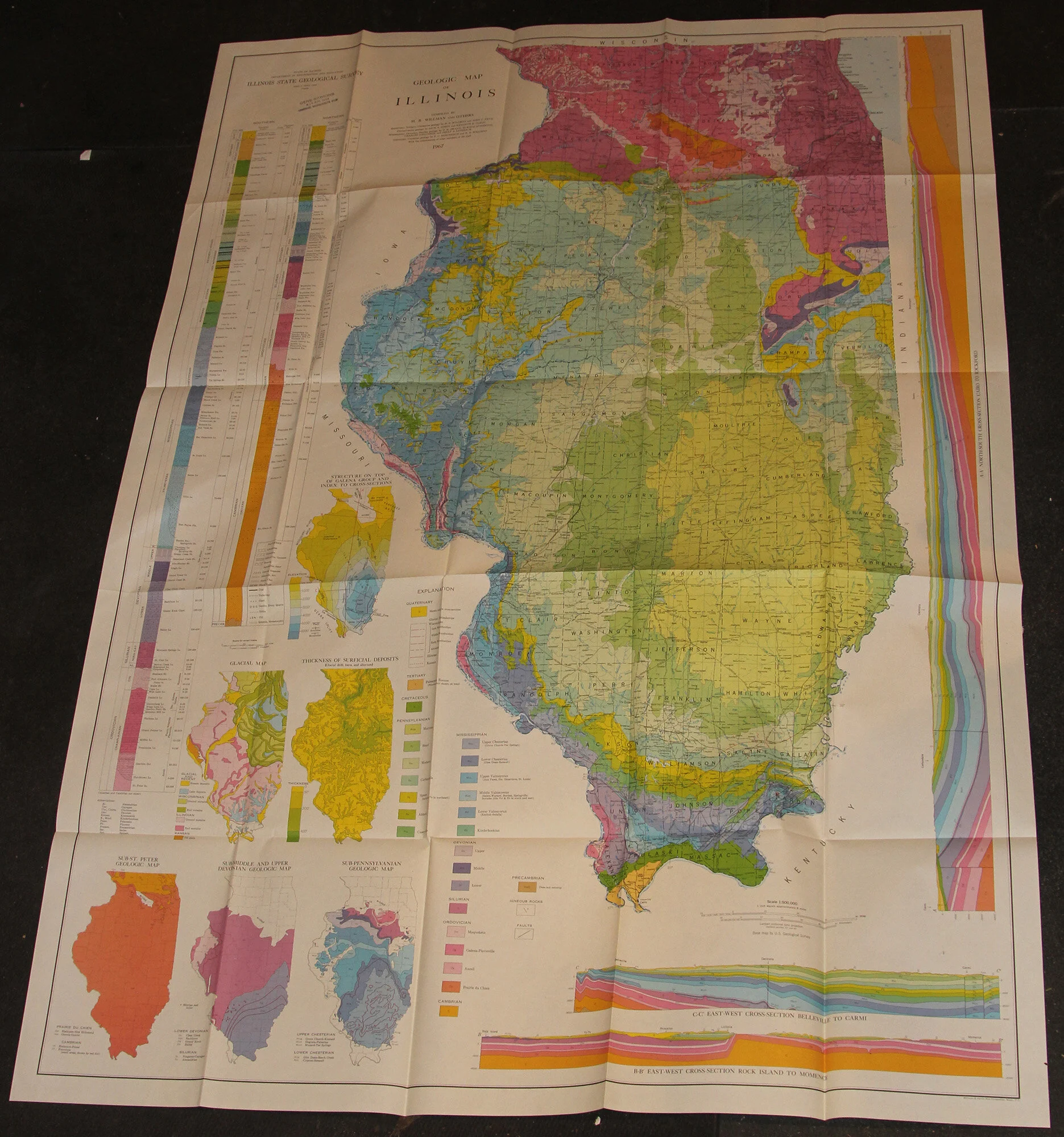 Geologic Map of Illinois 1