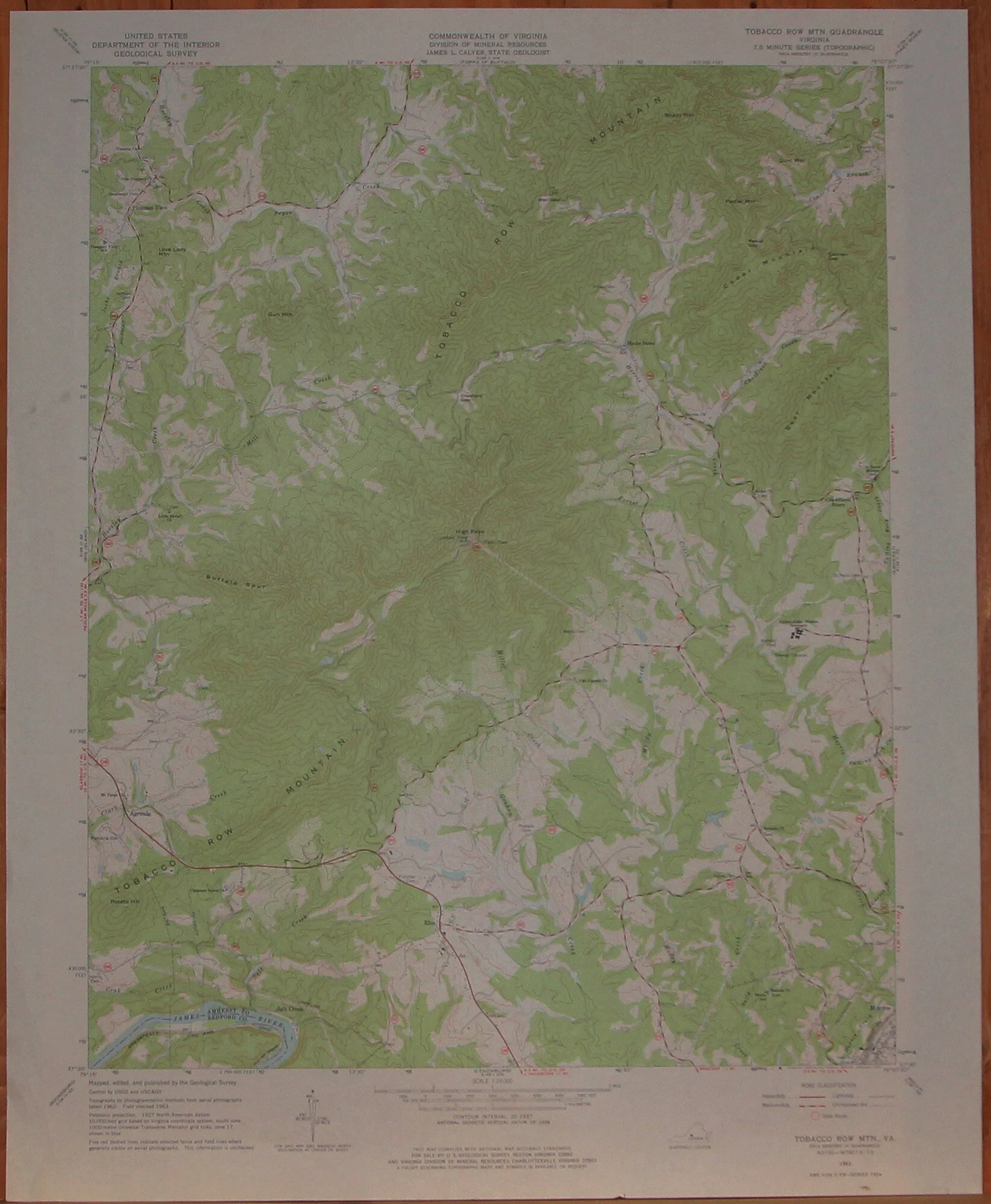 Tobacco Row Mountain VA 1