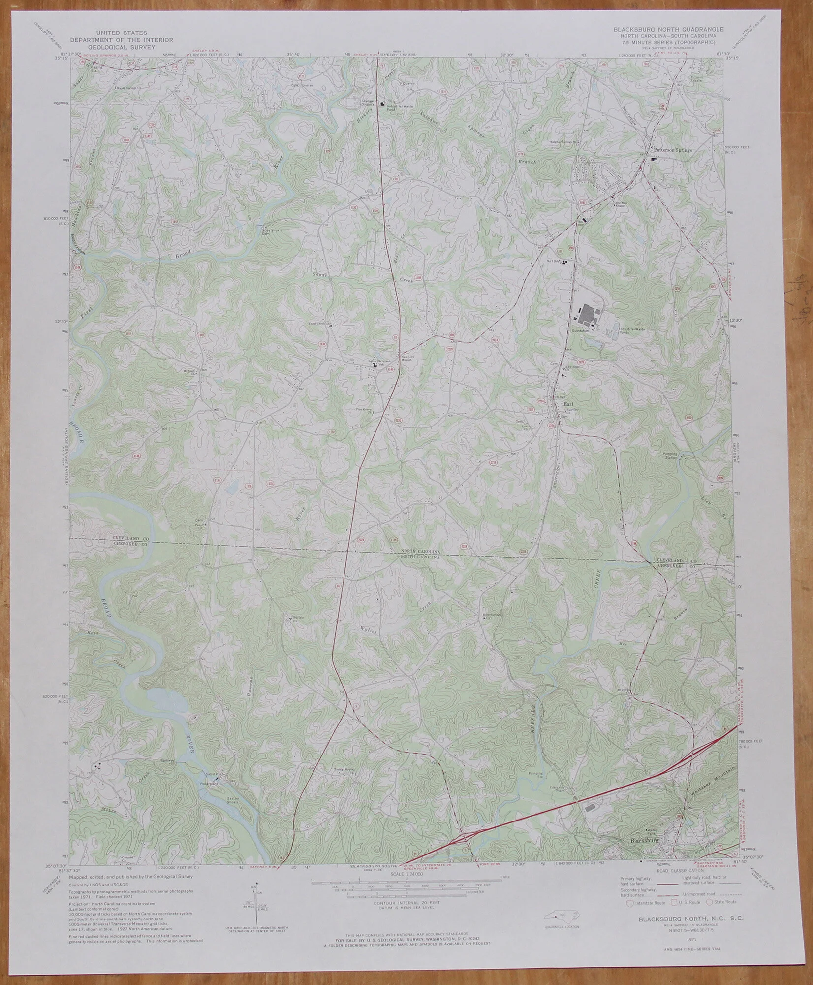 Blacksburg North NC SC 1