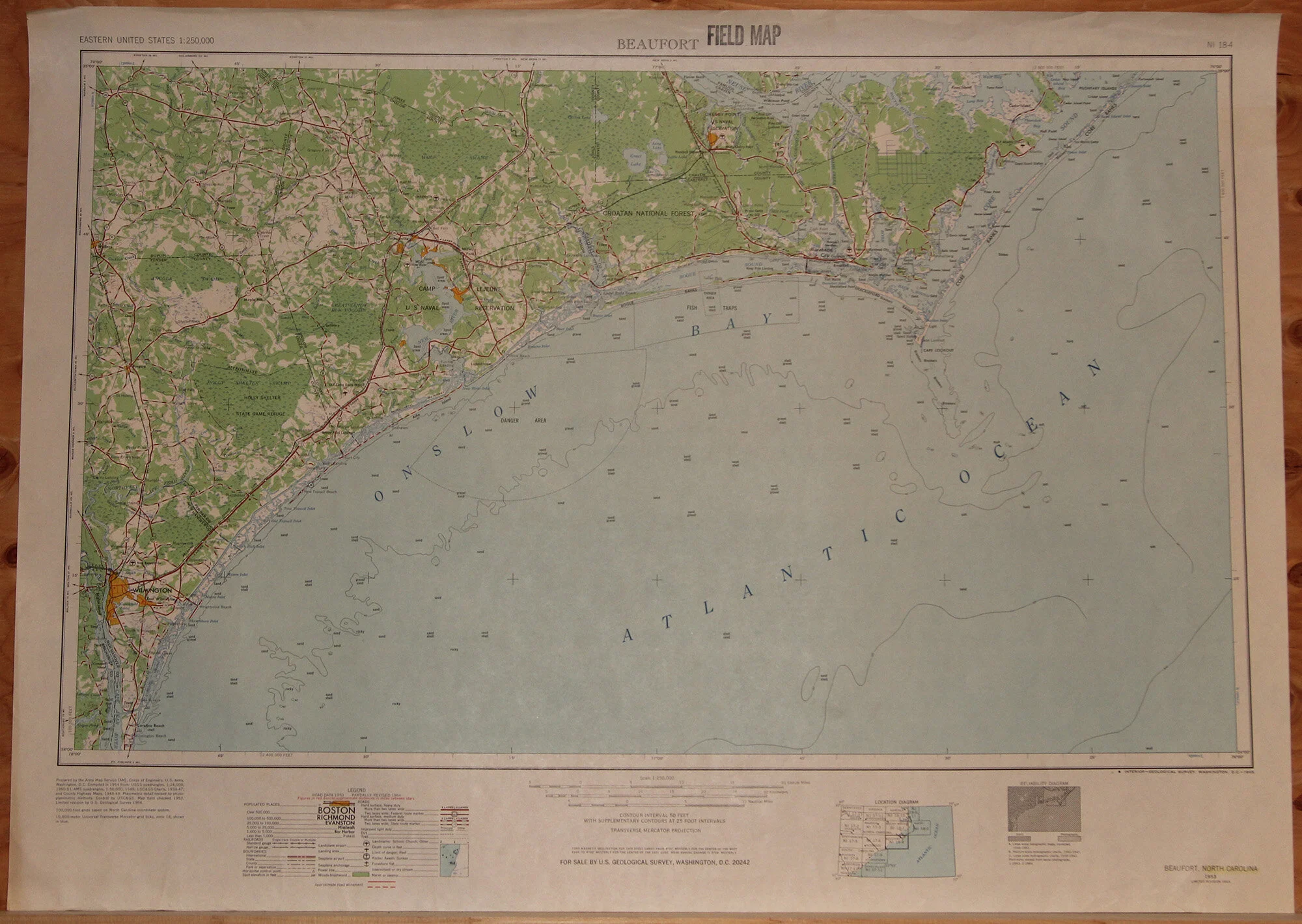 NC - Beaufort 250k 1