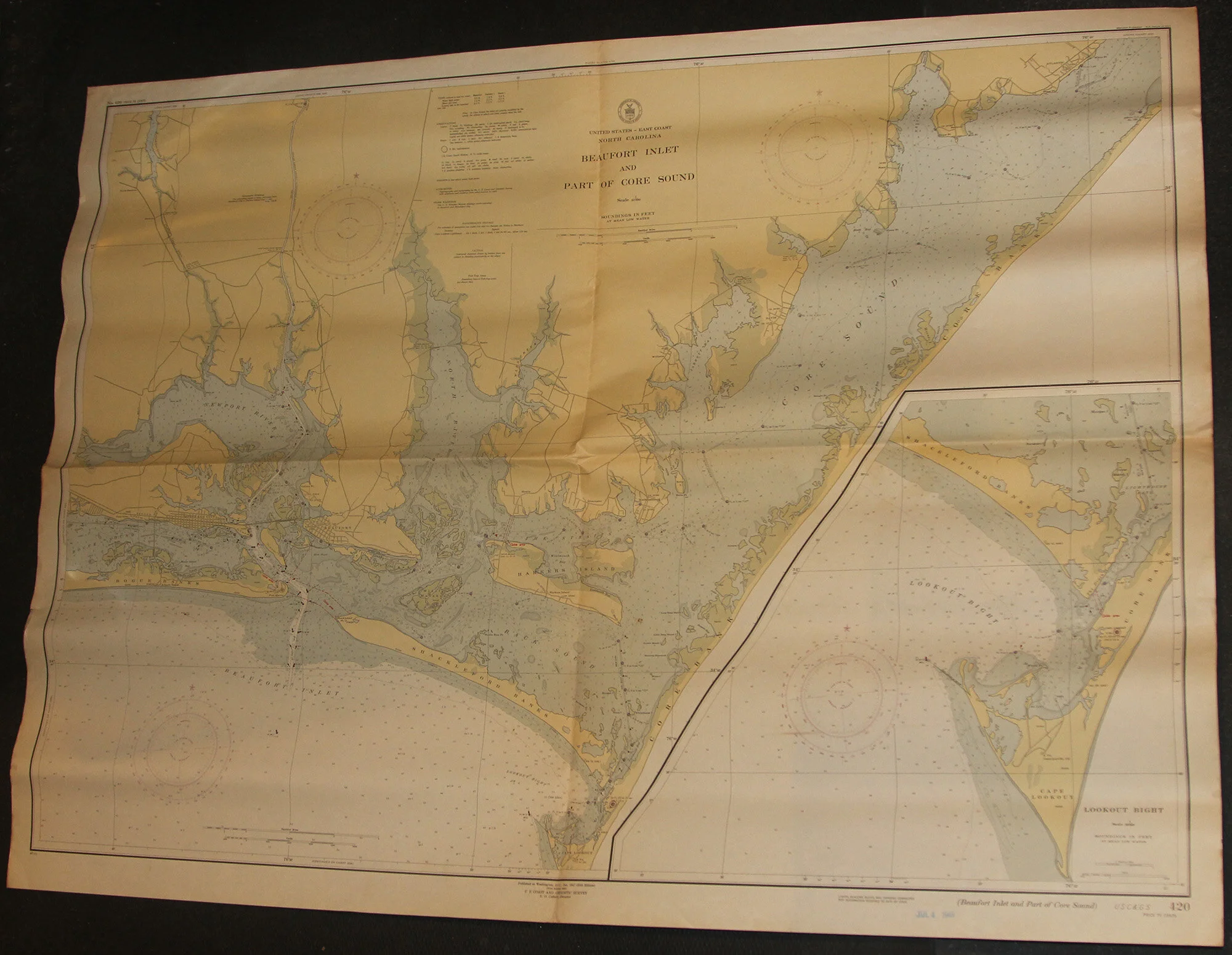 NC - Beaufort Inlet &amp; Part of Core Sound 1