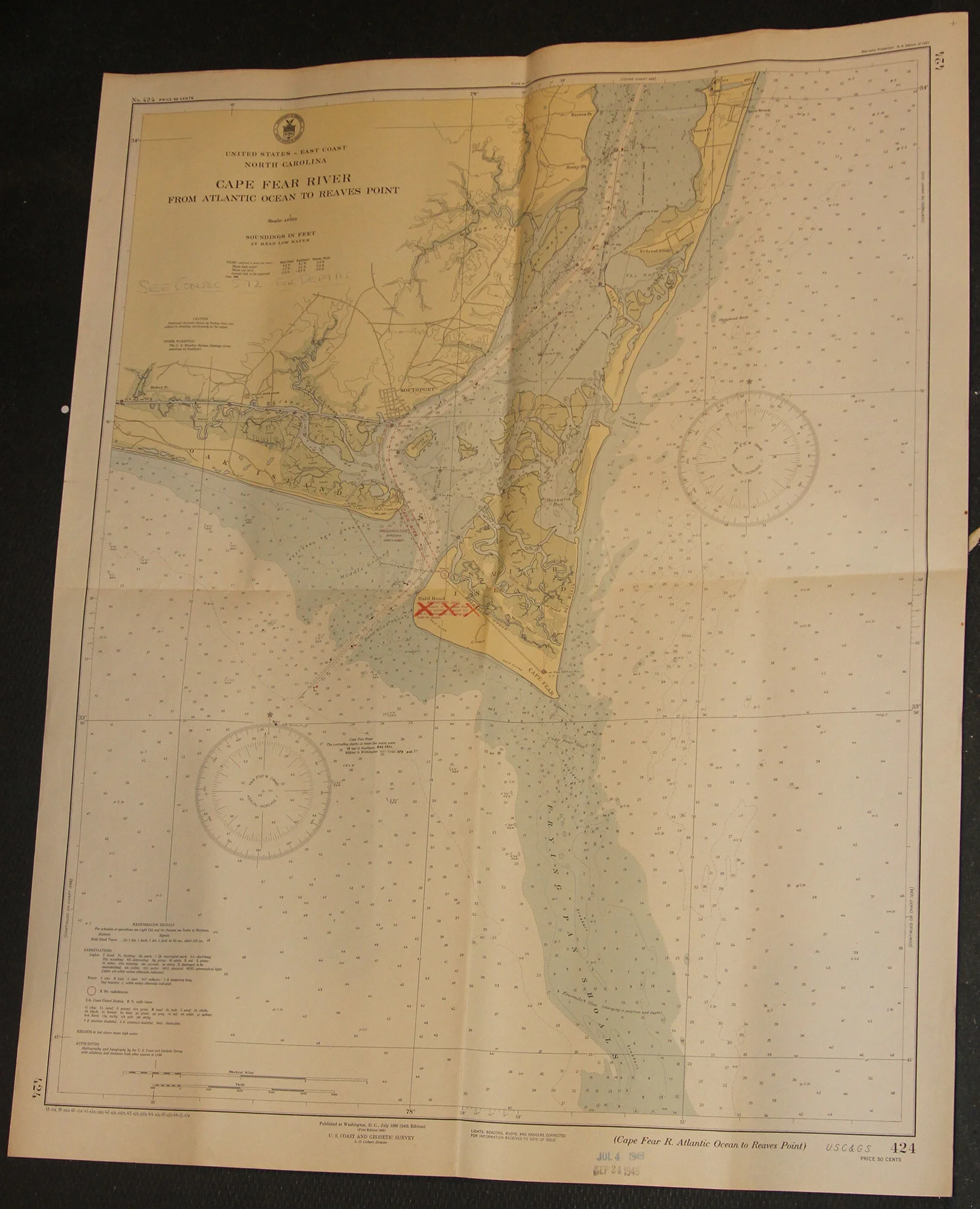 NC - Cape Fear River - Atlantic Ocean to Reaves Point 1