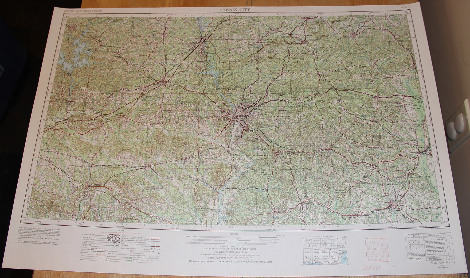 AL GA - Phenix City 250k 1