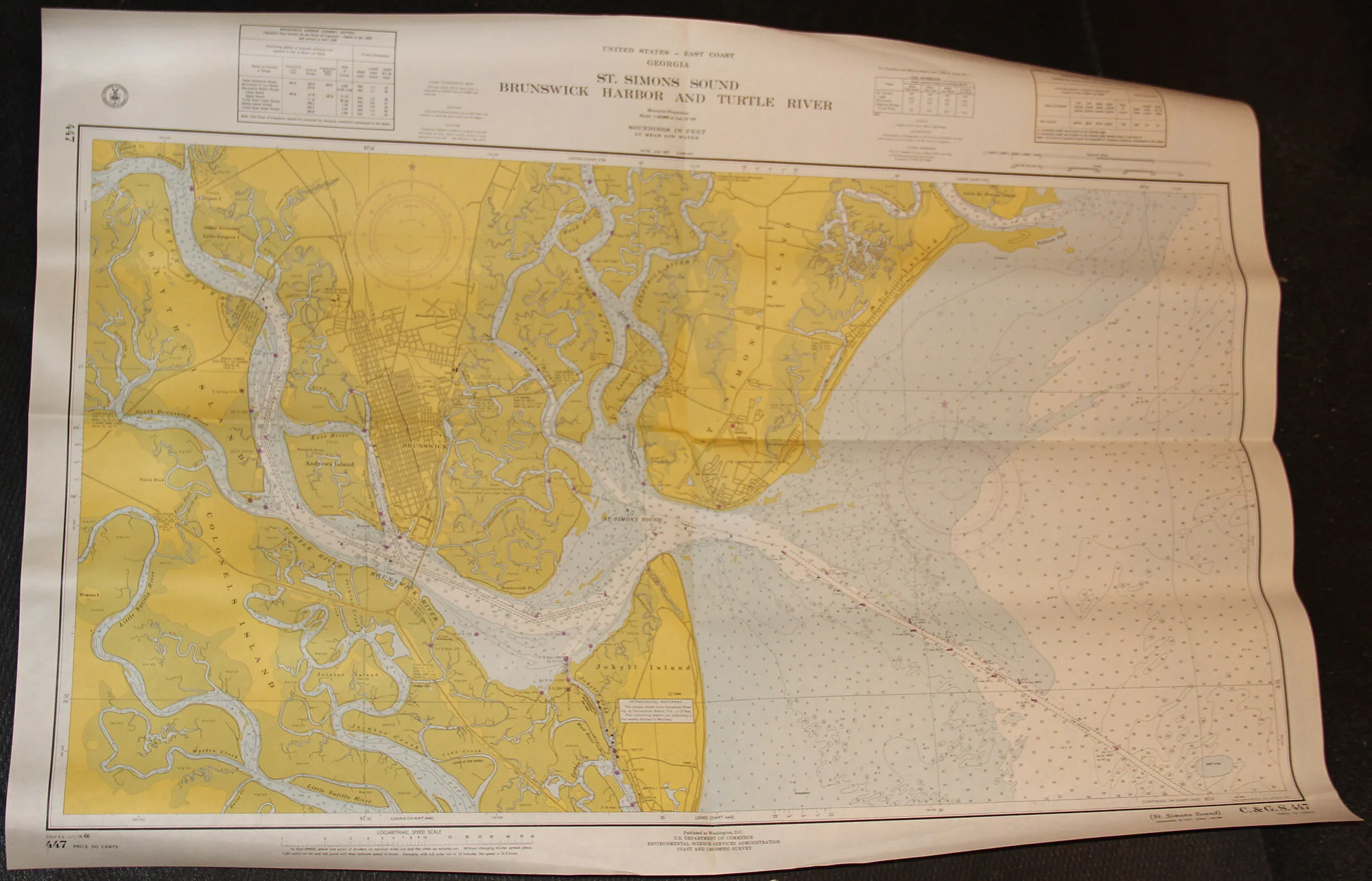 GA - St. Simons Sound, Brunswick Harbor &amp; Turtle River 1