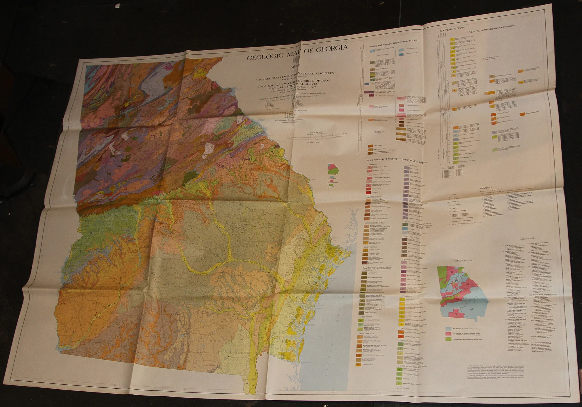 Geologic Map of Georgia 1