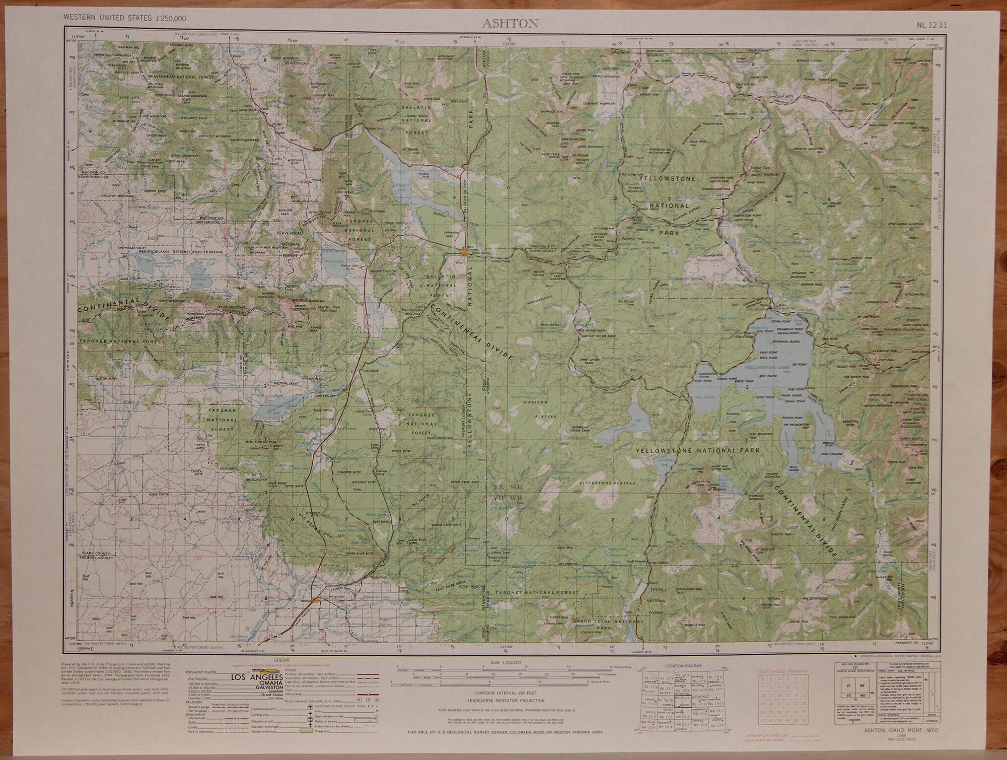 ID MT WY - Ashton 250k 1