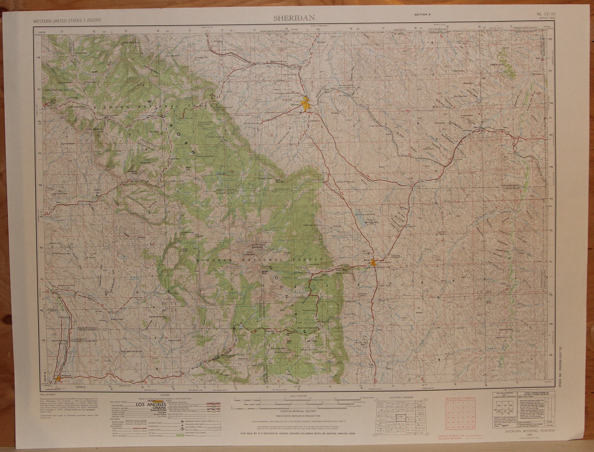 WY MT - Sheridan 250k 1