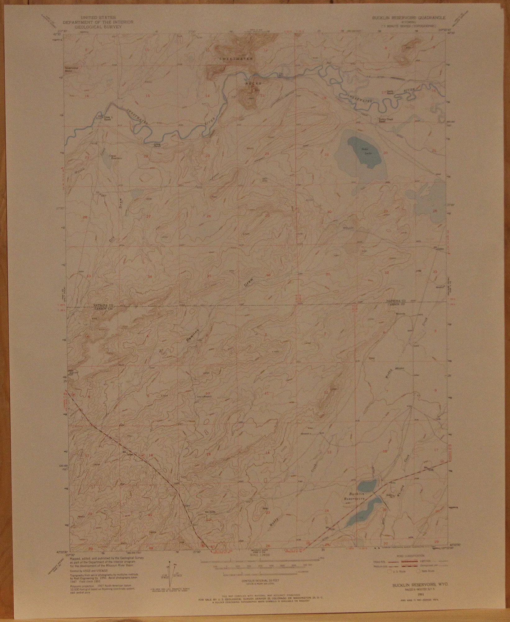 Bucklin Reservoirs WY 1