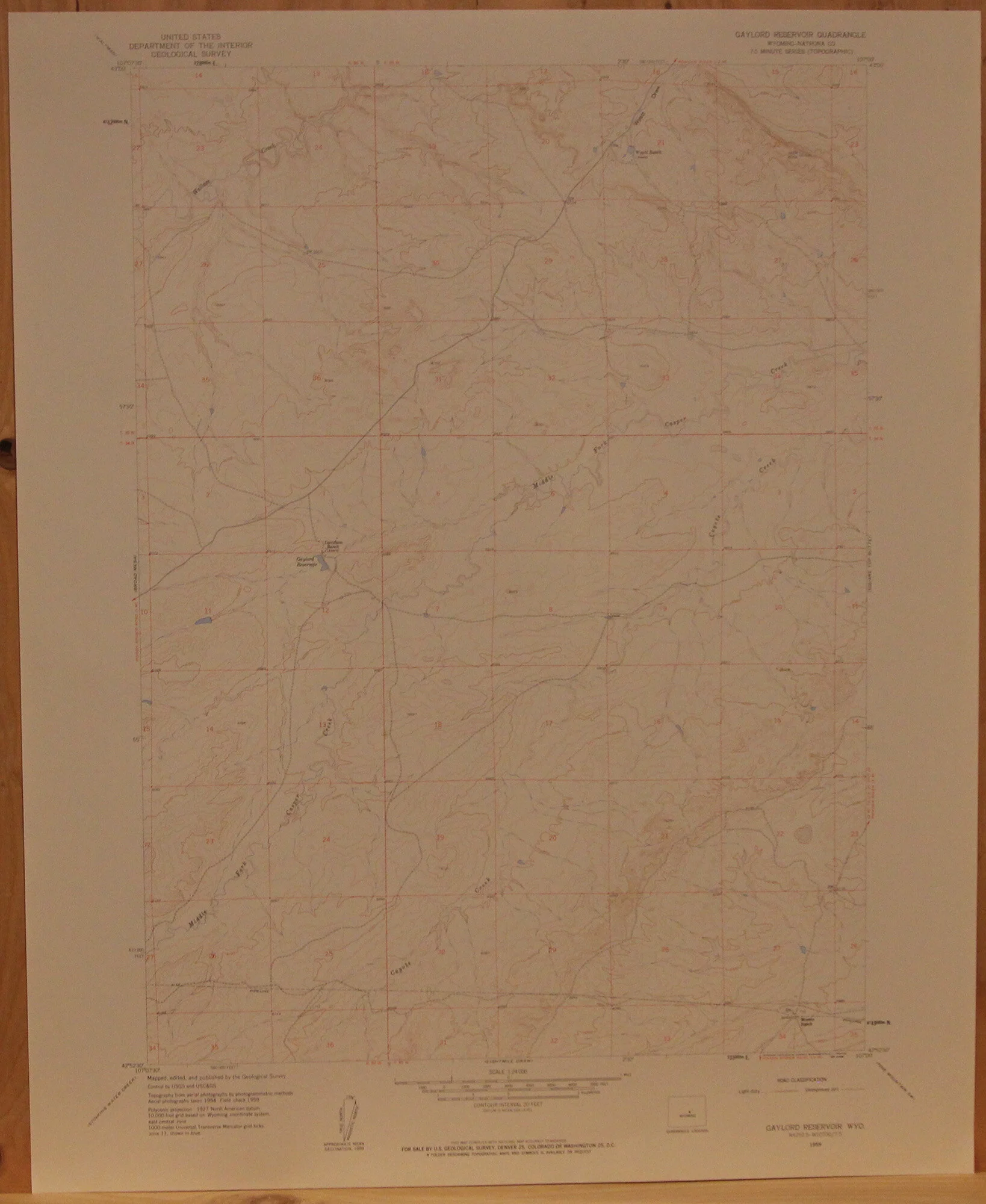 Gaylord Reservoir WY 1