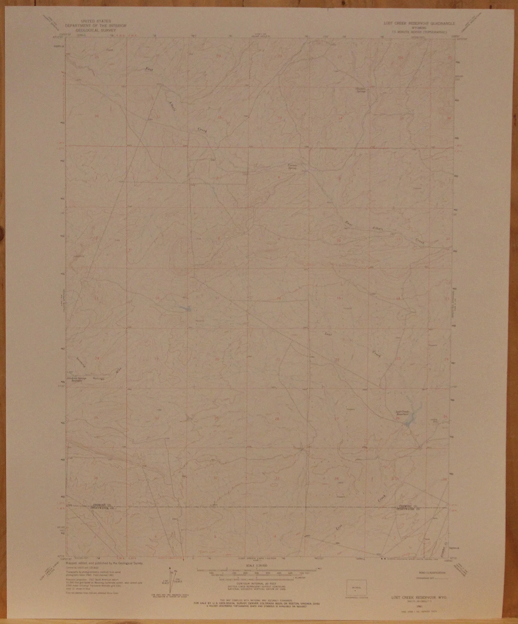 Lost Creek Reservoir WY 1