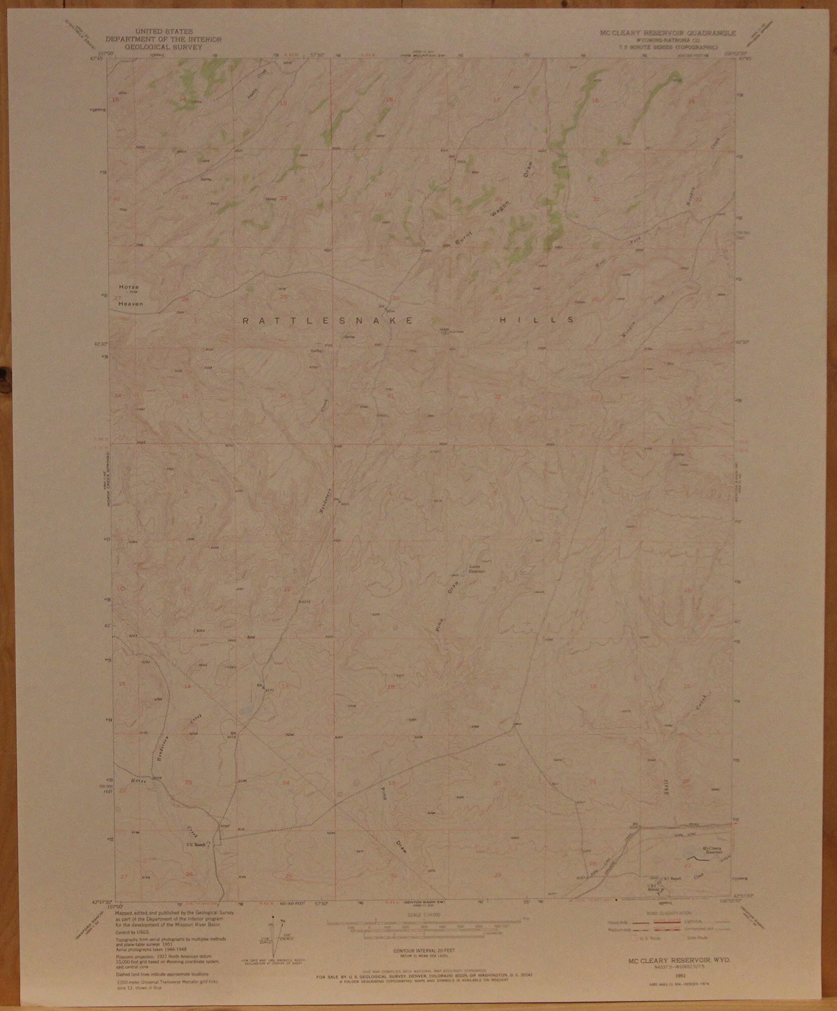 McCleary Reservoir WY 1