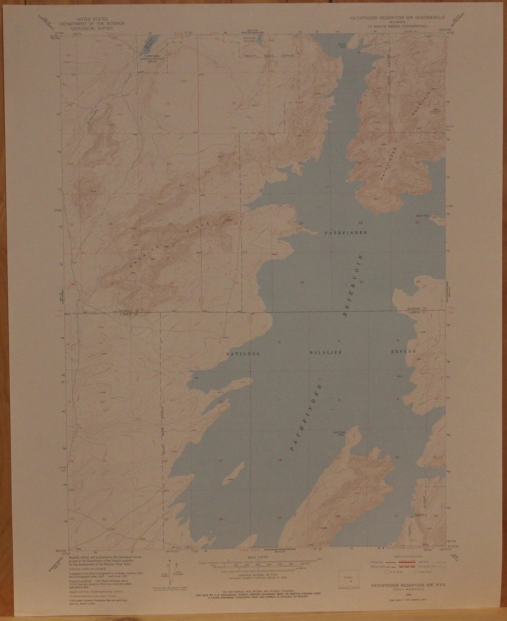 Pathfinder Reservoir NW WY 1