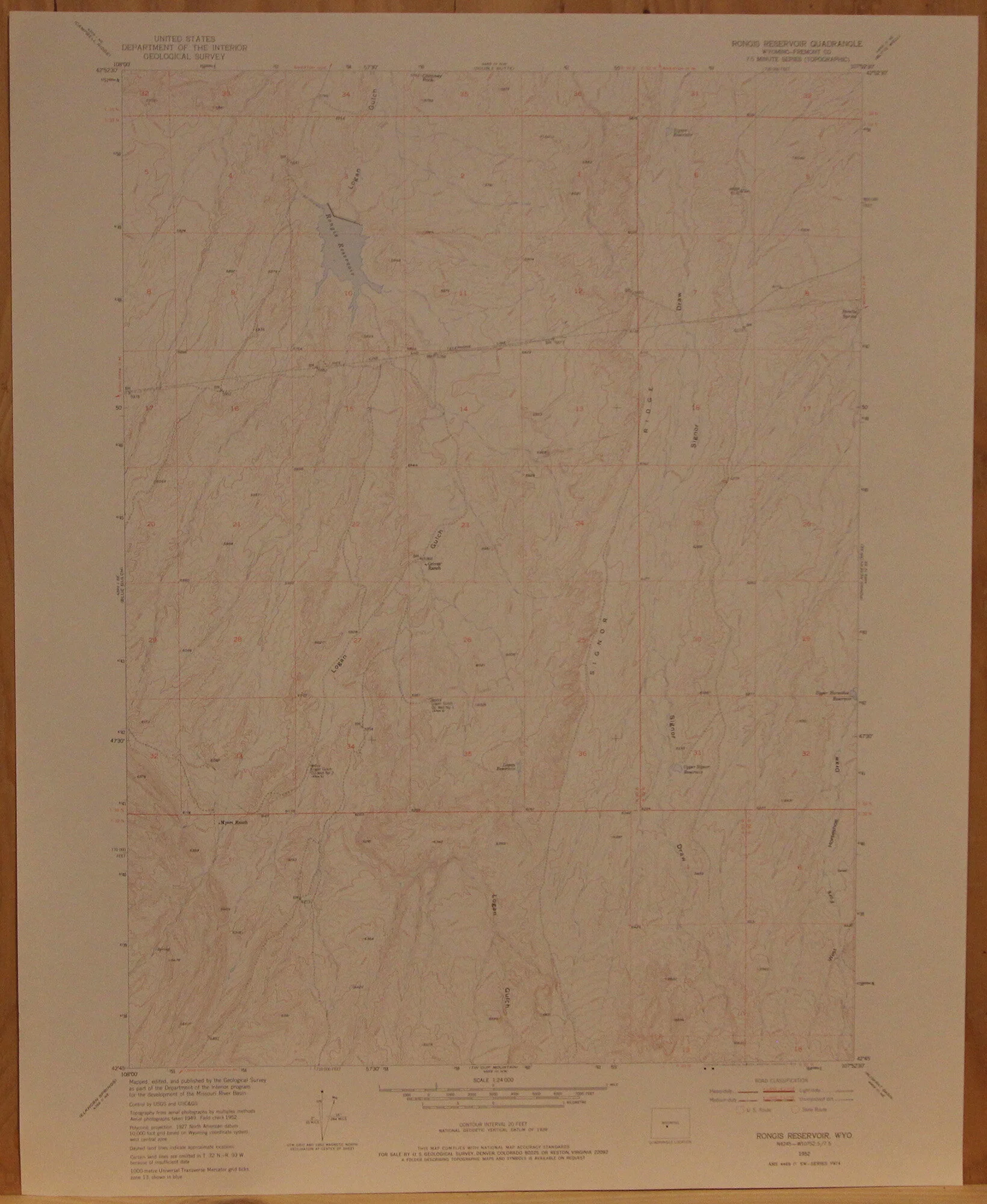 Rongis Reservoir WY 1