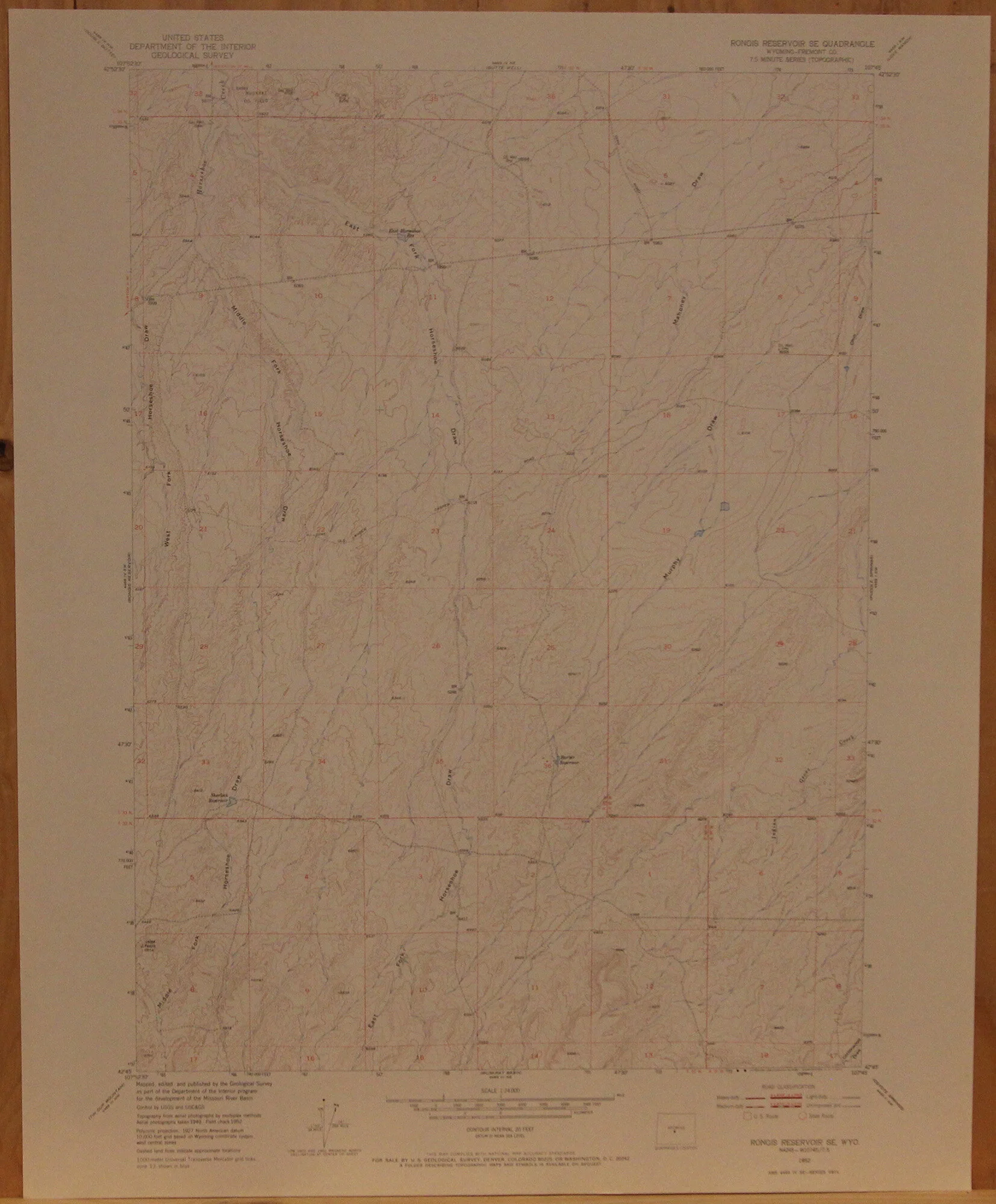 Rongis Reservoir SE WY 1