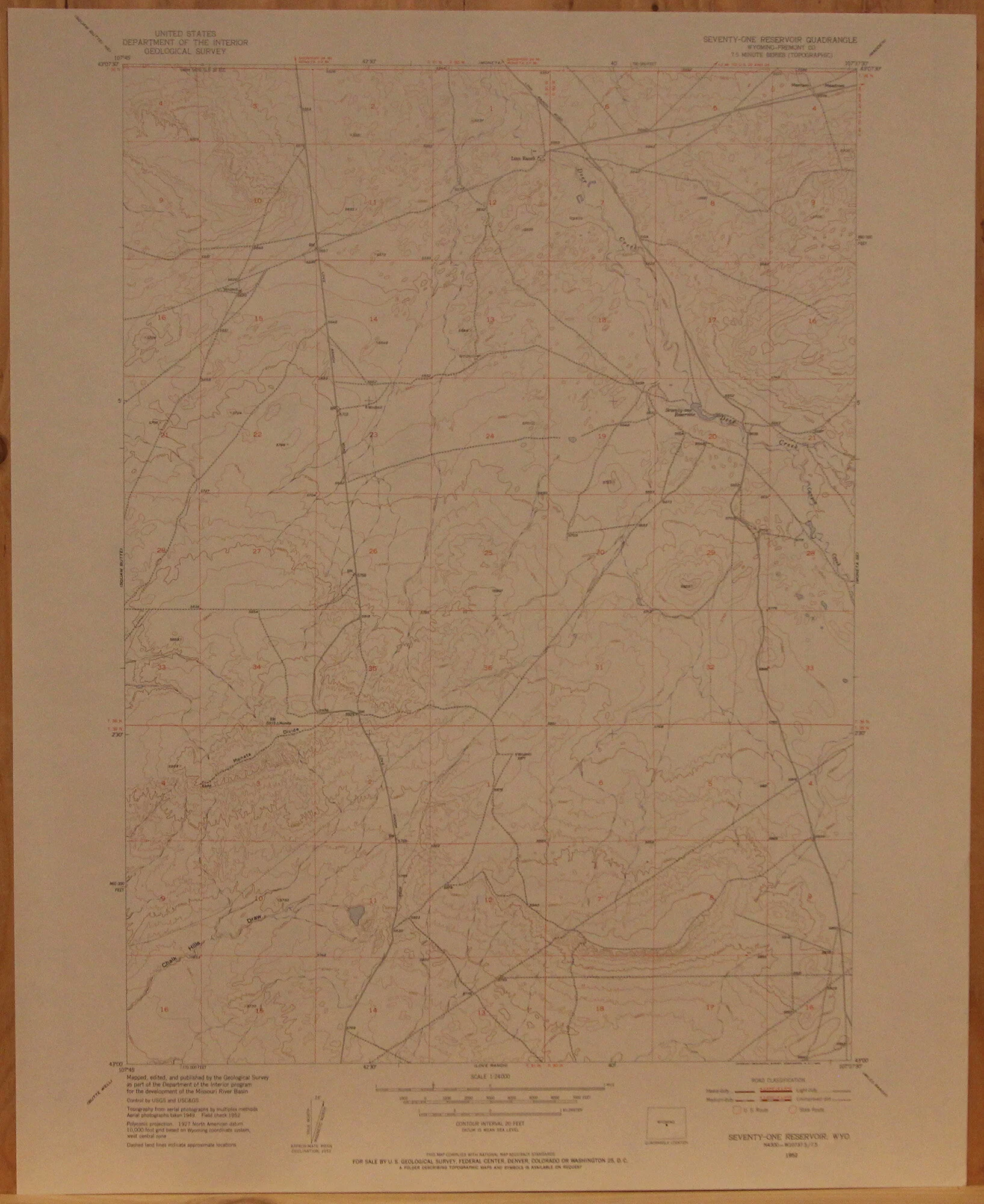 Seventy-One Reservoir WY 1